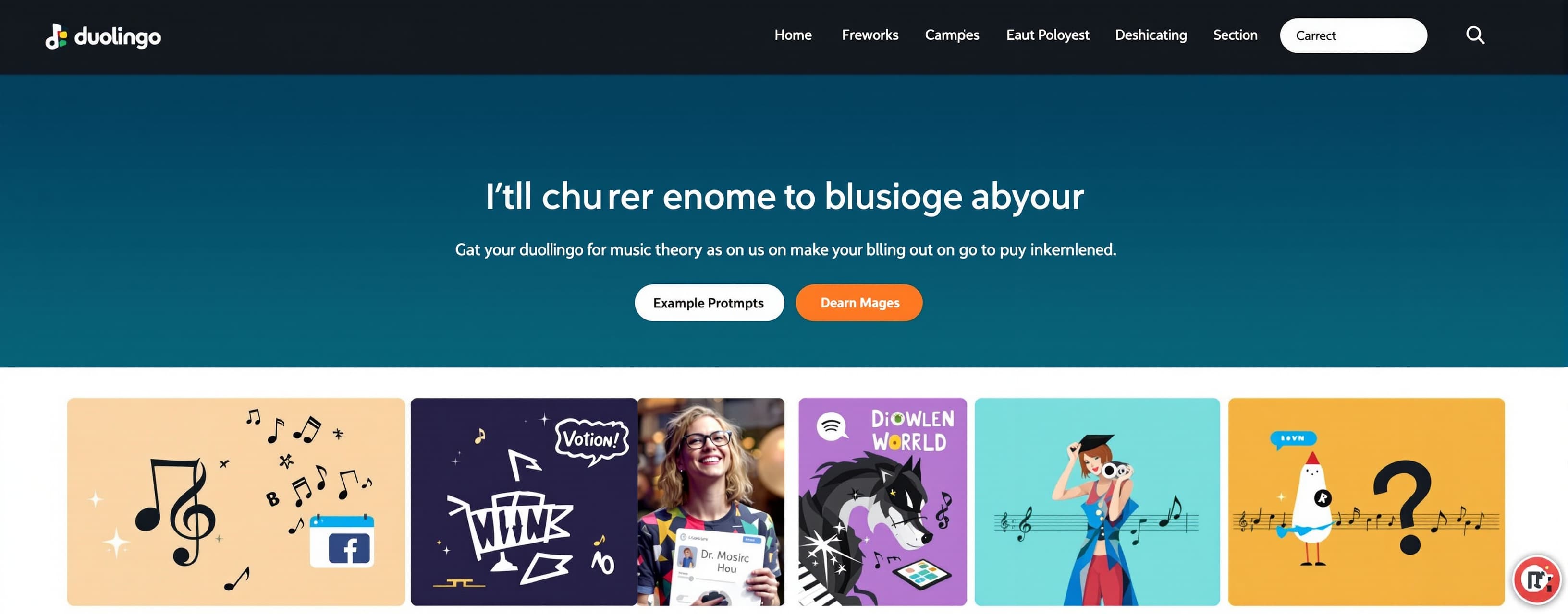 Create duolingo for music theory
