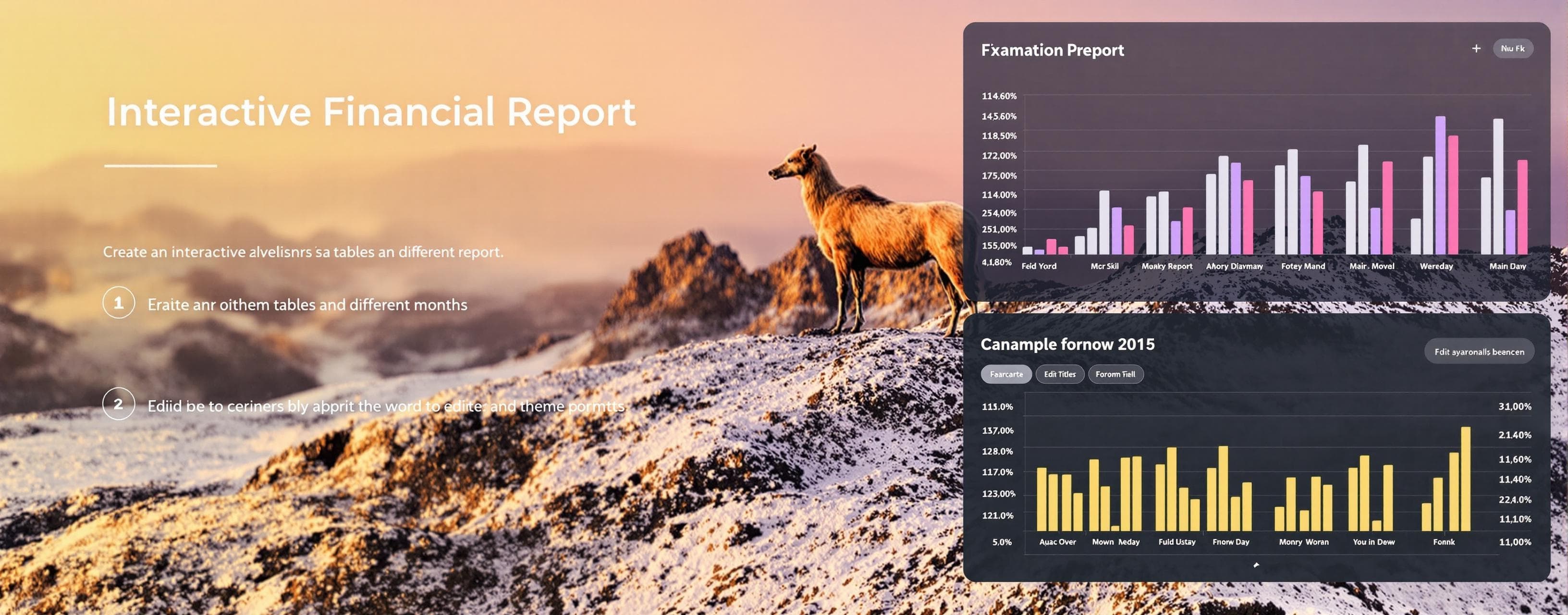 Header image for Interactive Financial Report