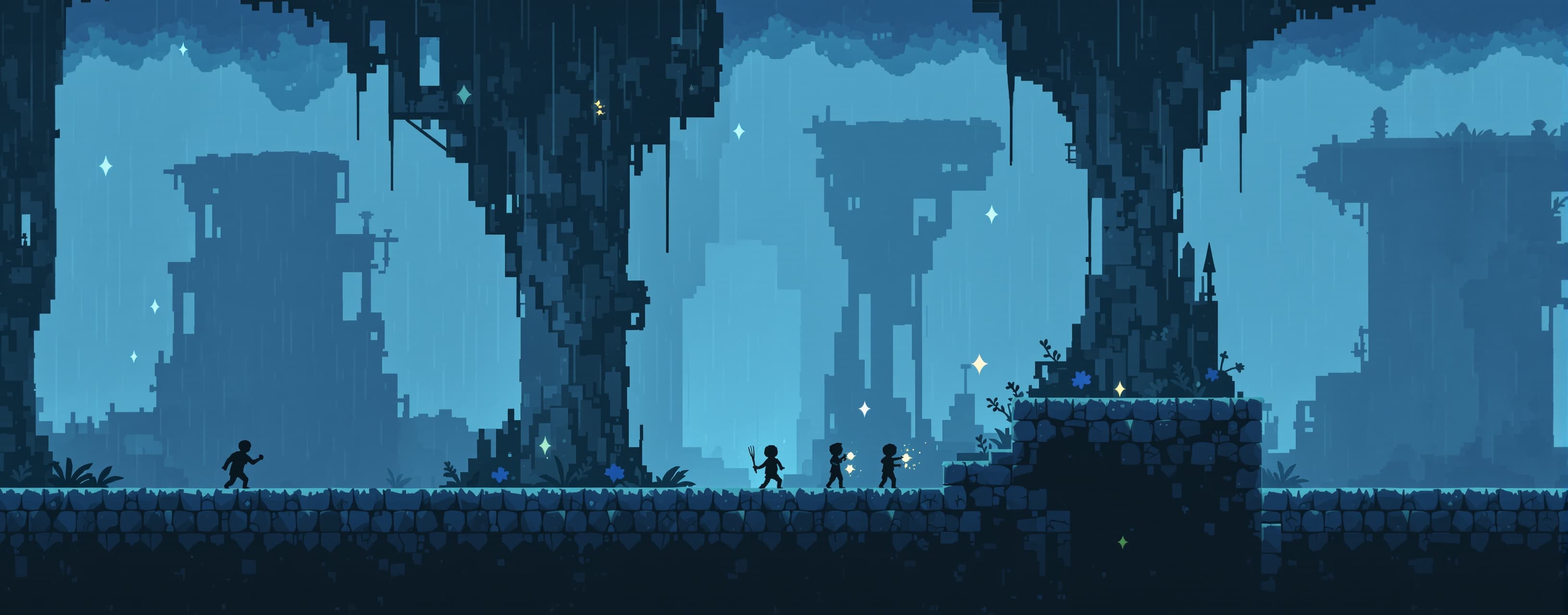 Create in typescript an incremental game of rainworld.
It sh...