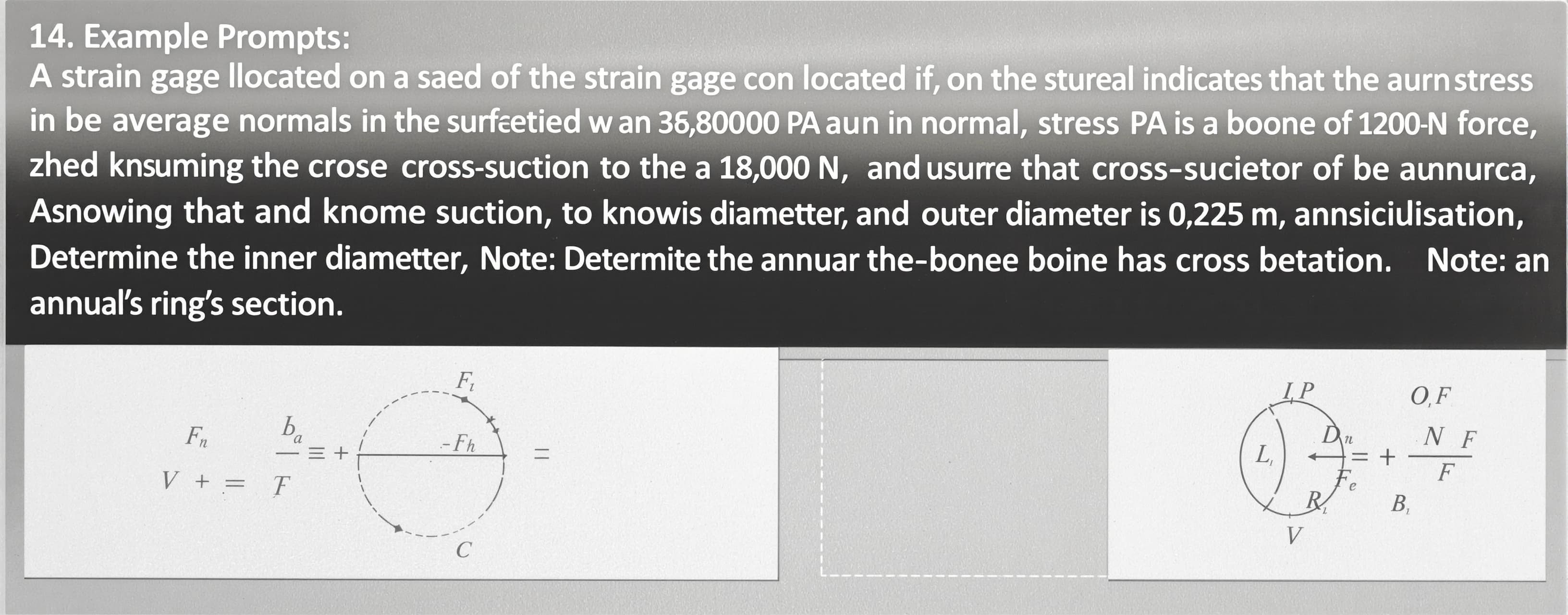 4. A strain gage located on the surface of a bone indicates ...