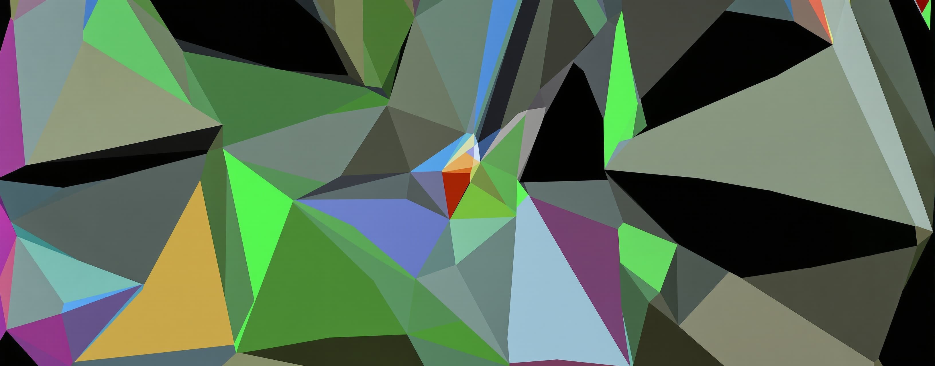 please create an animation where a polygon is being revealed...