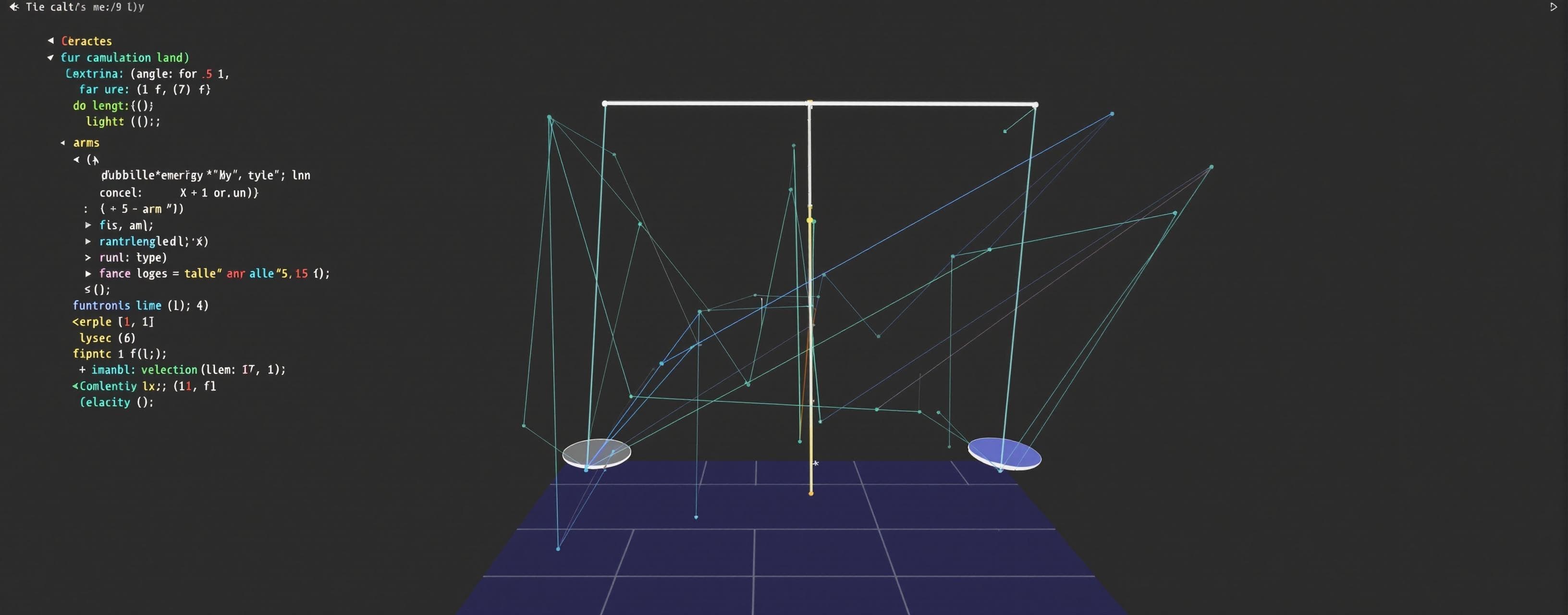 Header image for Double Pendulum Simulation