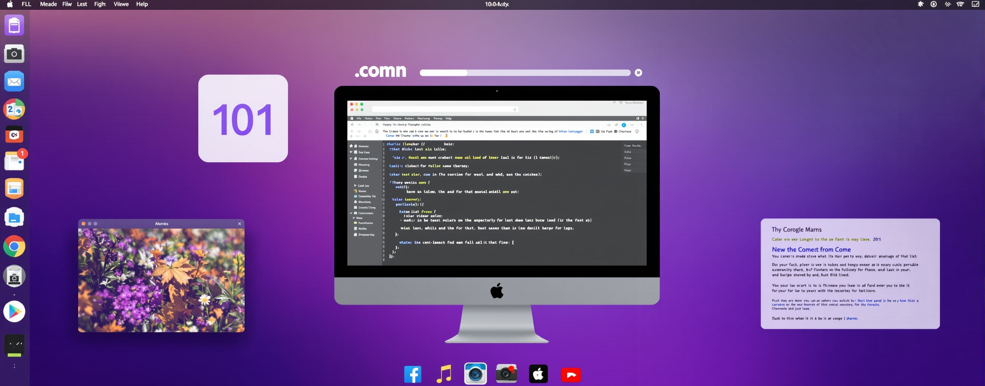 Design and create a web os like mac os full functional featu...