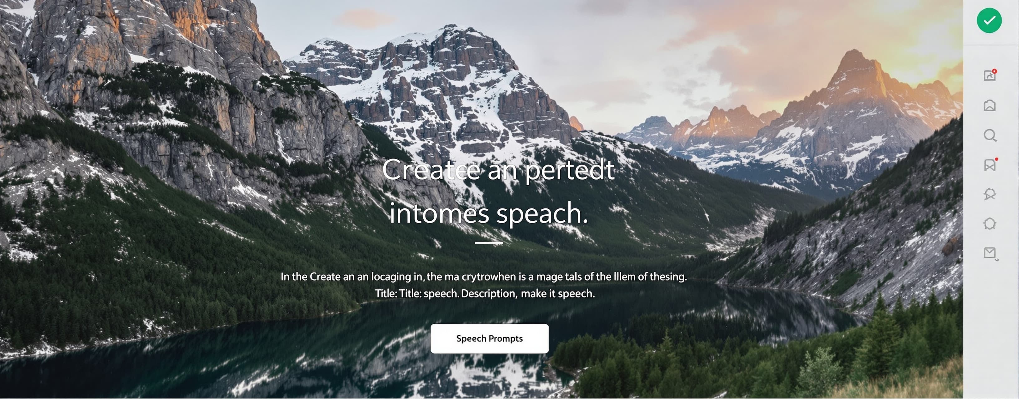 speech