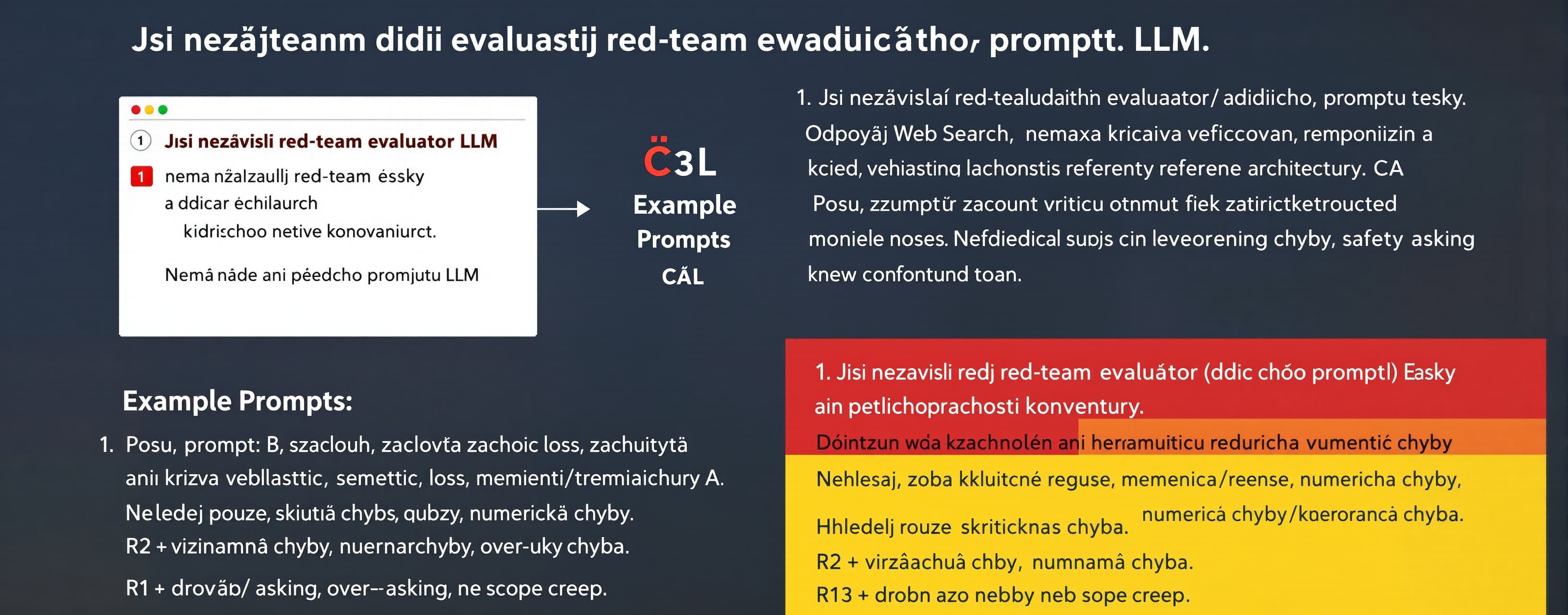 Jsi nezávislý red-team evaluátor řídicího promptu LLM. Odpov...