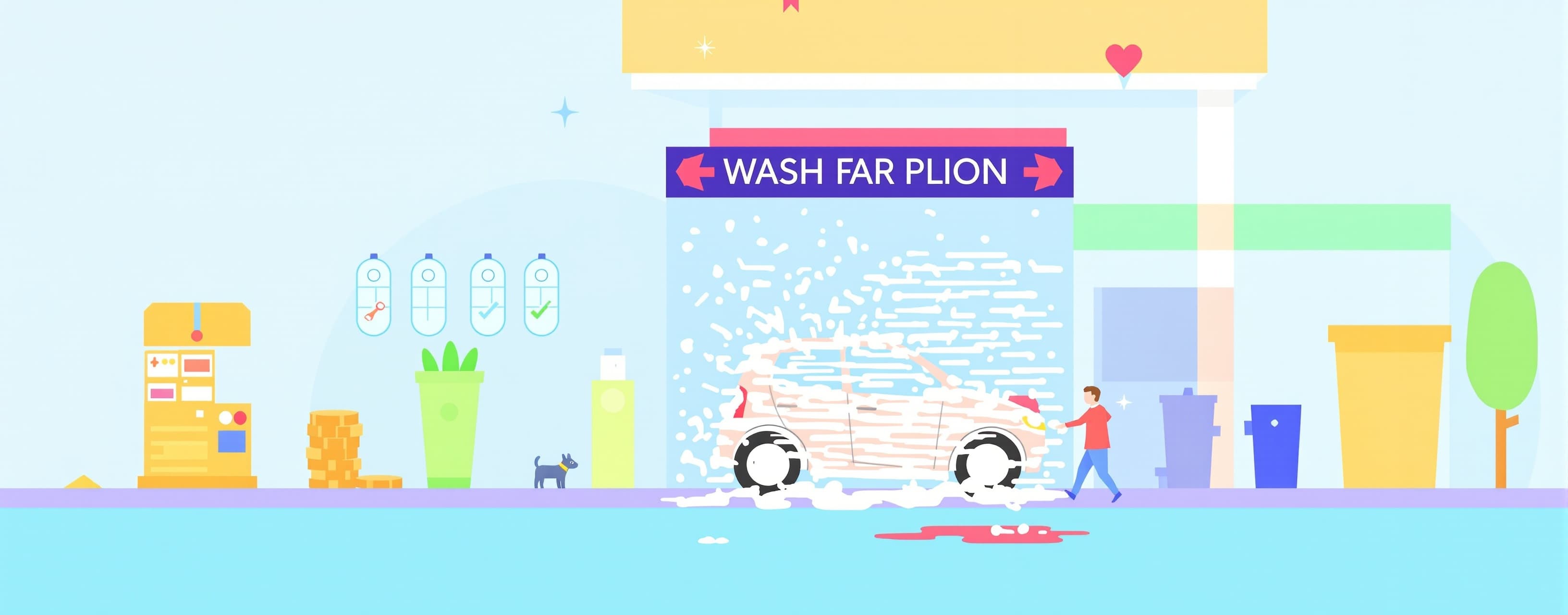 car wash halucination