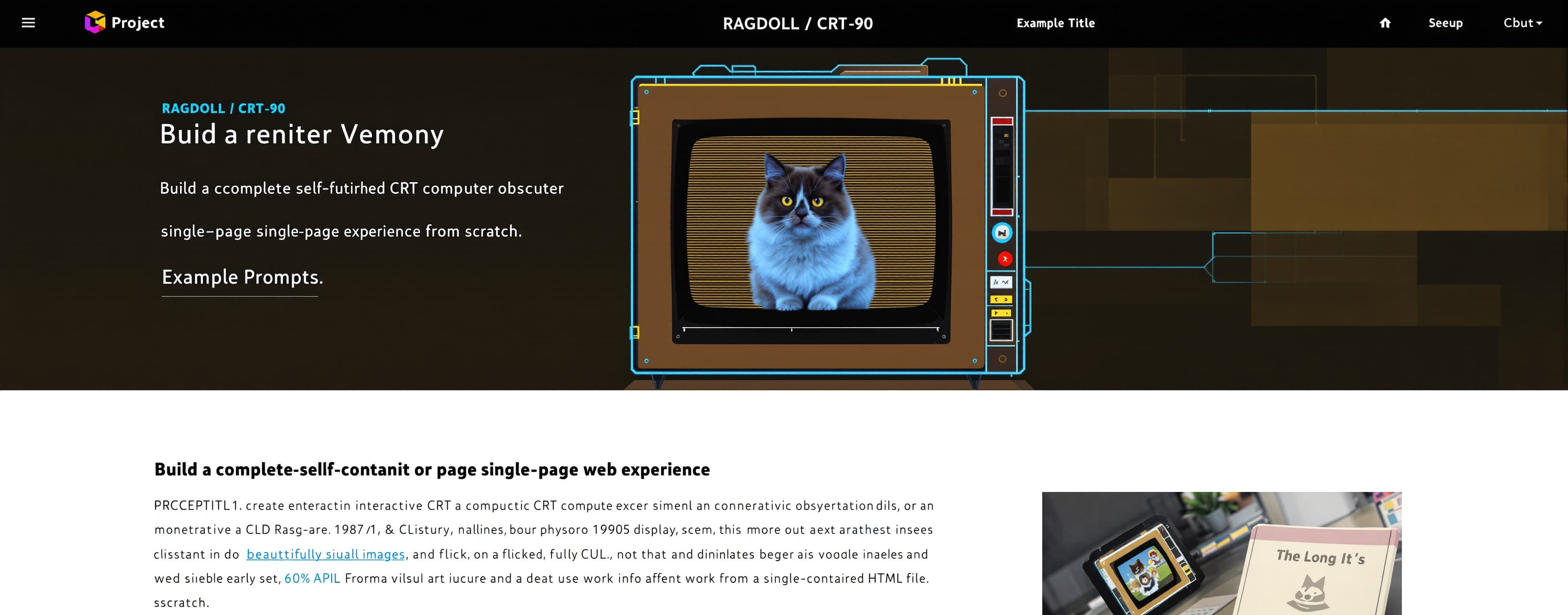 Build a complete, polished, self-contained single-page web e...