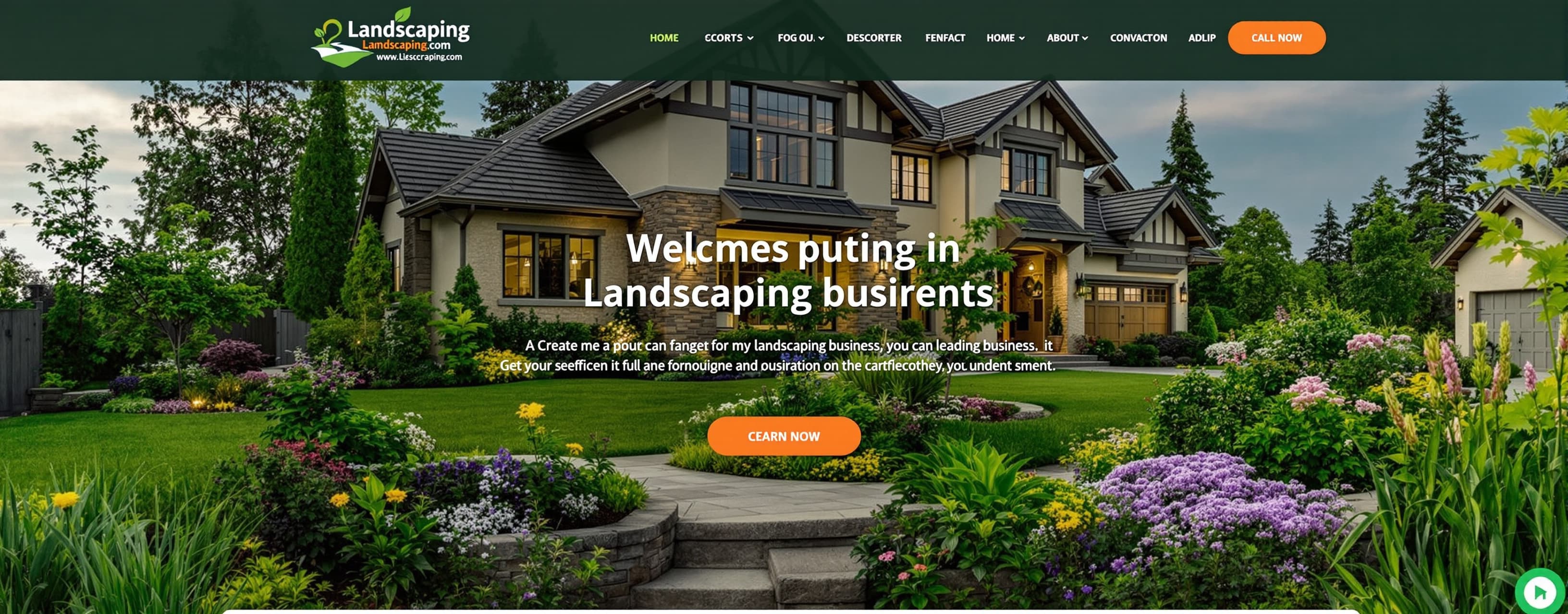 Landscaping Landing Page