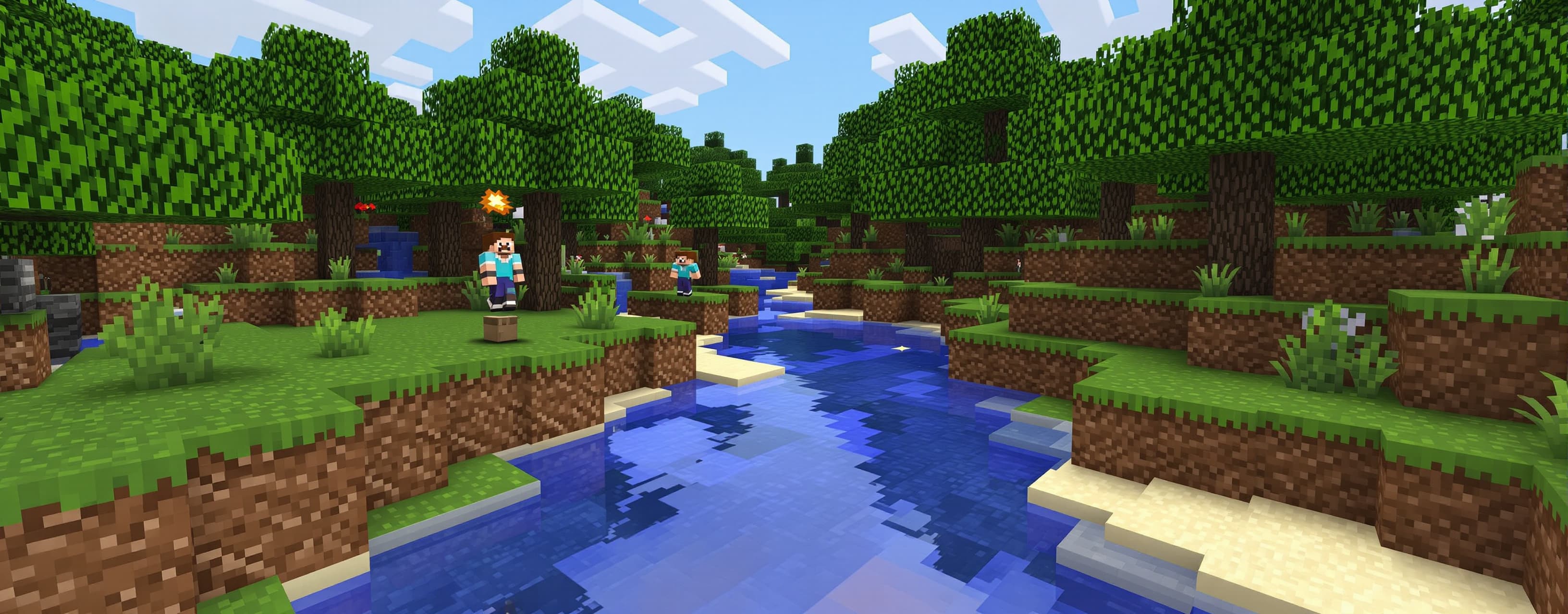 制作一个完整可玩的 Minecraft 风格 Web 方块沙盒游戏，包含程序化无限世界、丰富生态群系、原版风格洞穴、采集...