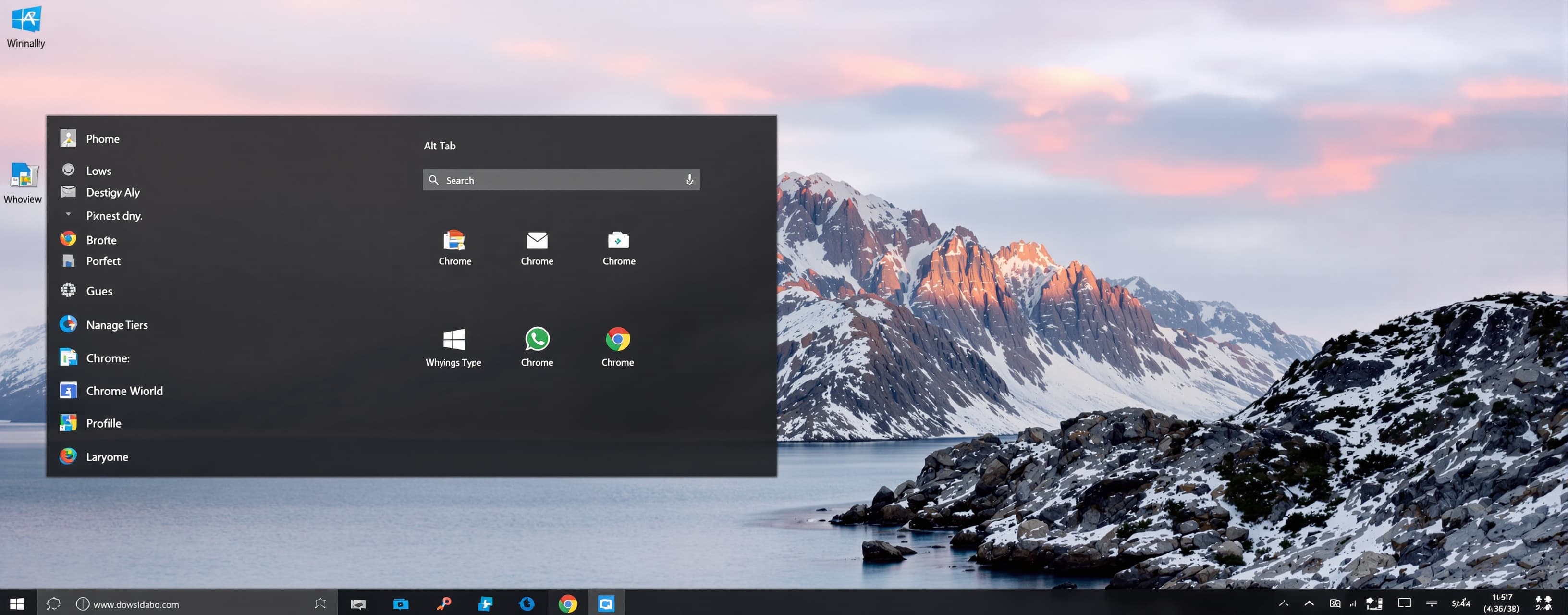 I want you to design a prototype of a windows 11 alternative...