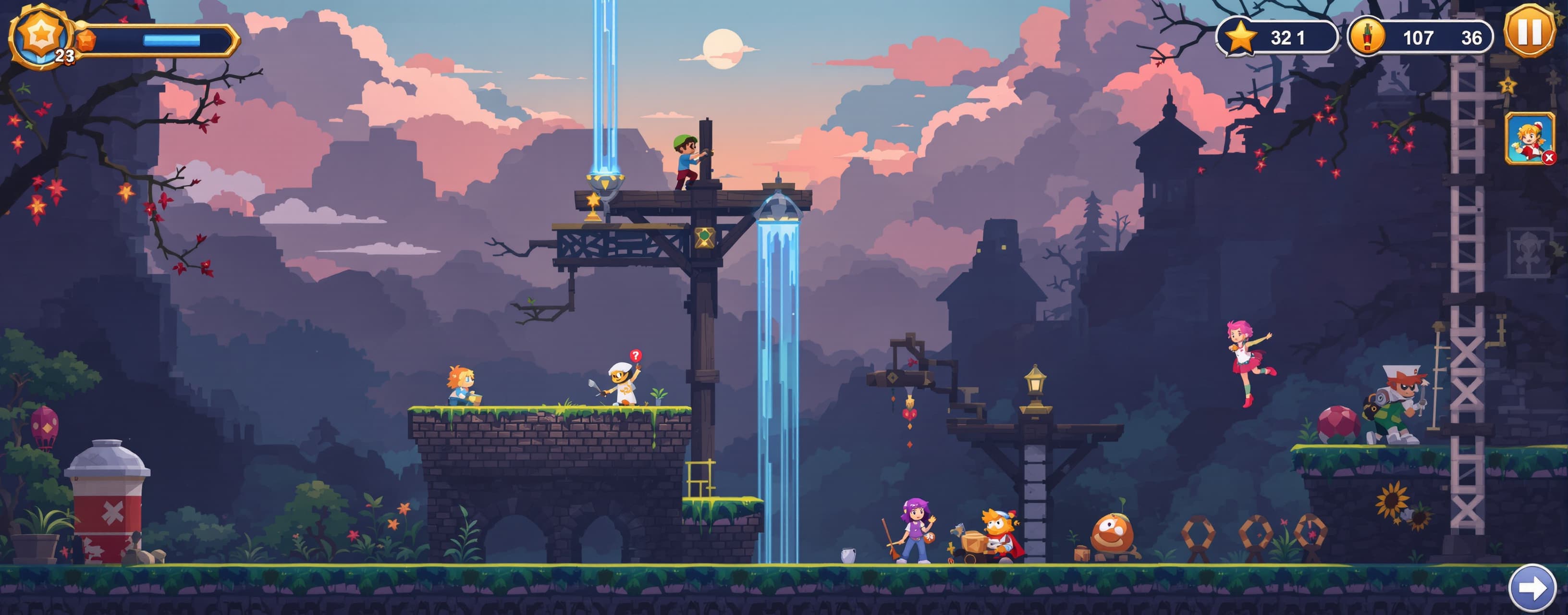 hi, can you make a high quality easy to play, multilevel, re...