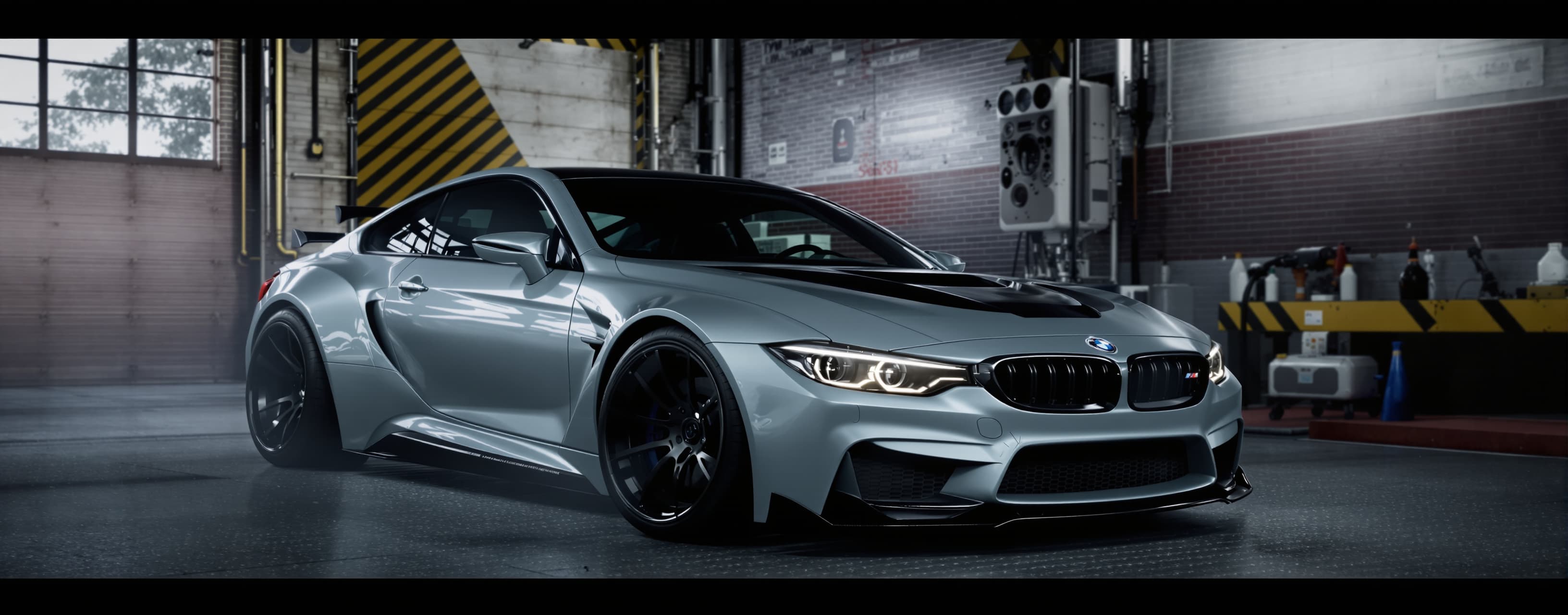 genarate a bmw m3 in the Cinematic Studio