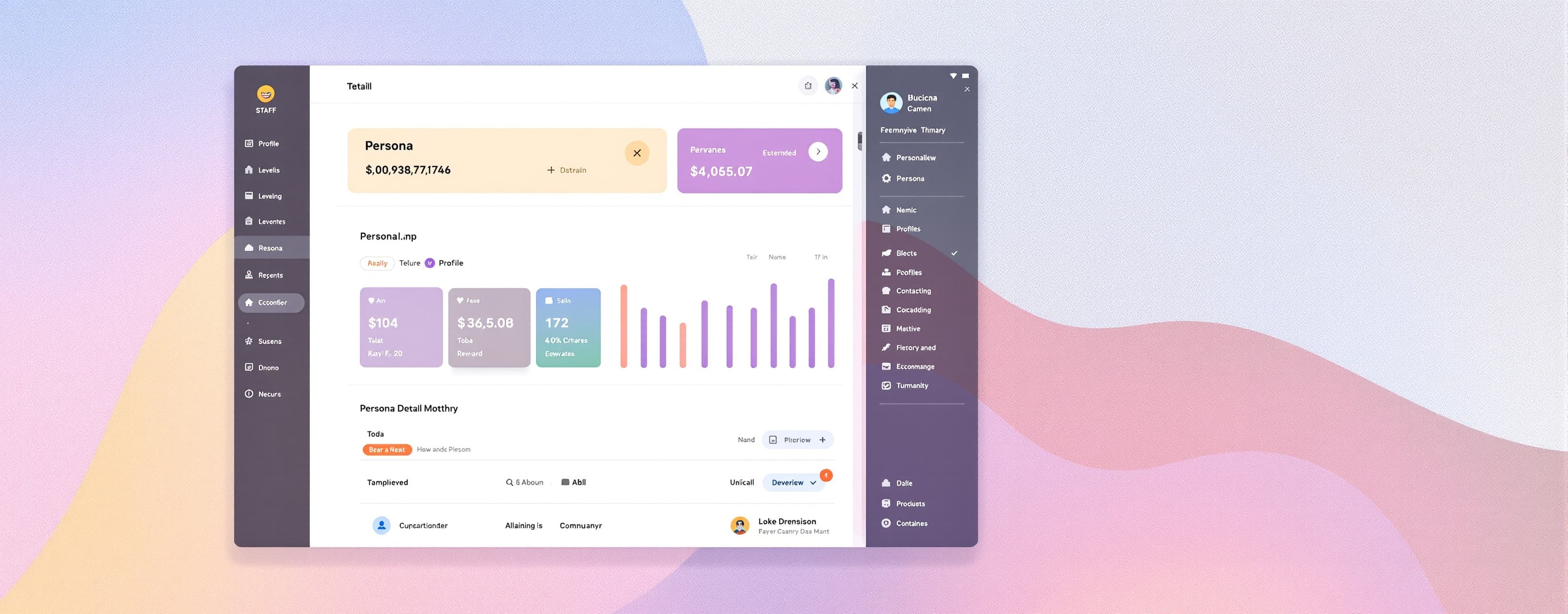 # AI Prompt: Redesign the "Persona" Section (STAFF App)

You...