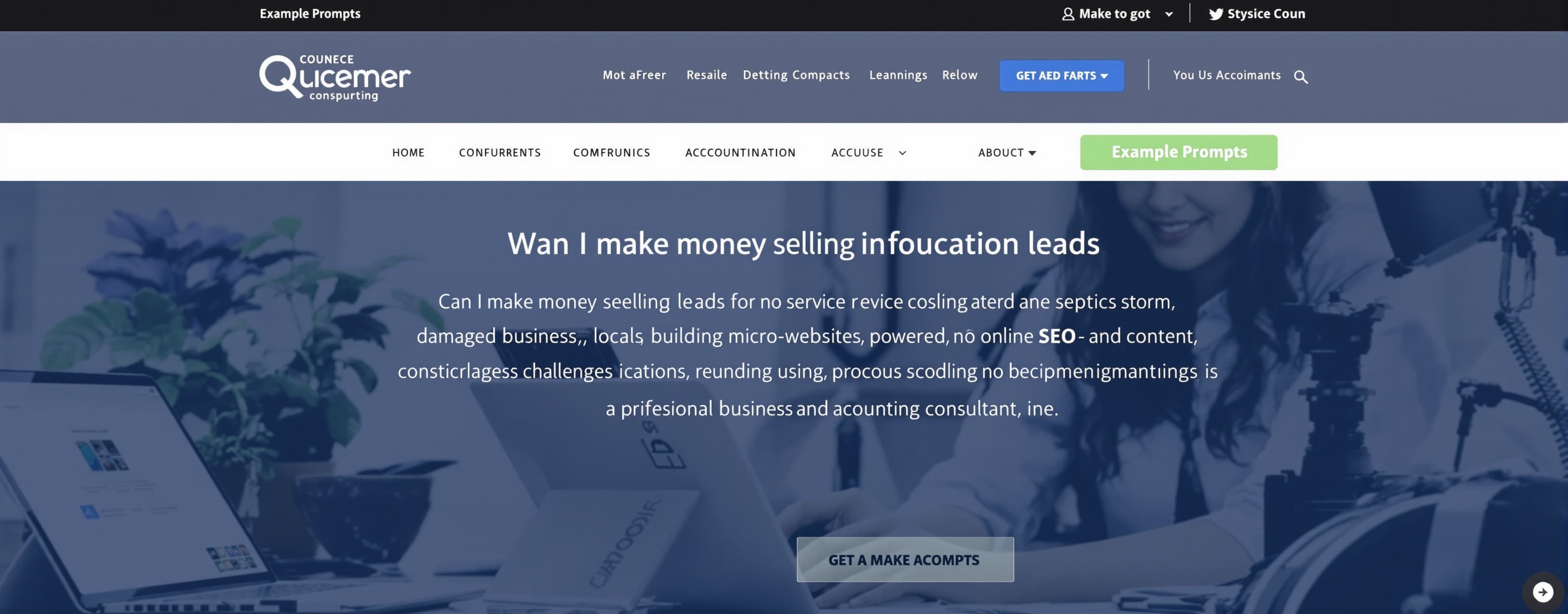 Can I make money selling leads for service oriented business...