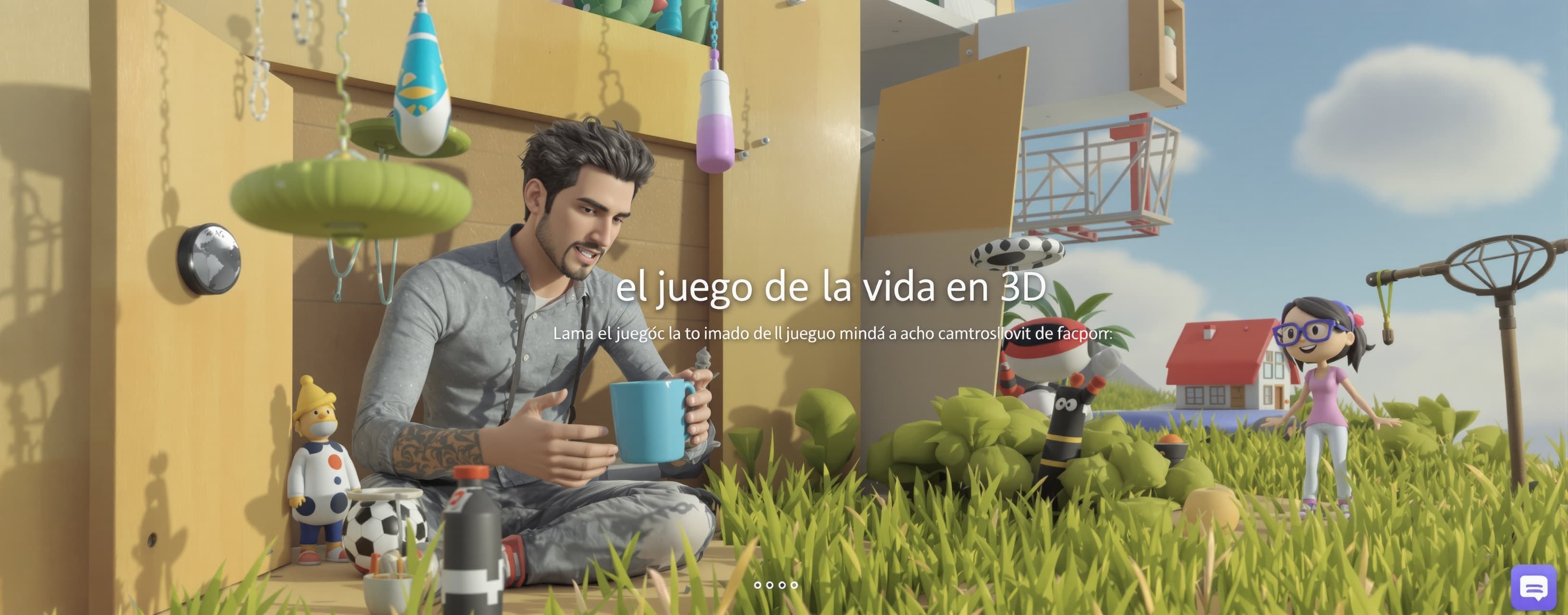 el juego de la vida en 3d