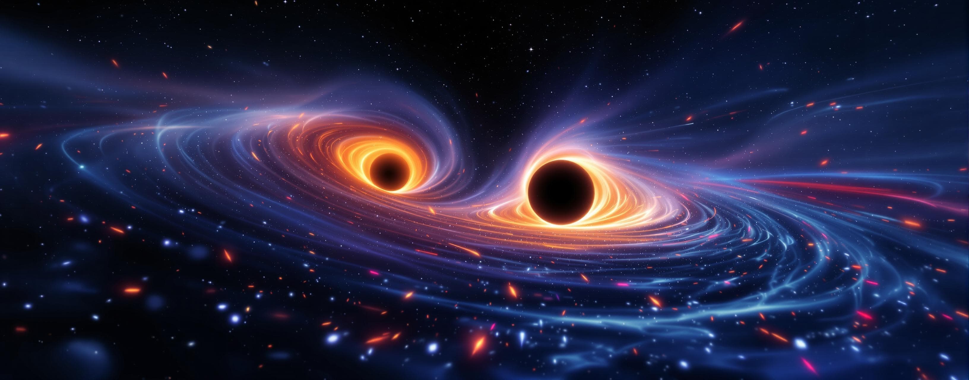Visualizing Gravitational Waves from two Colliding Black holes