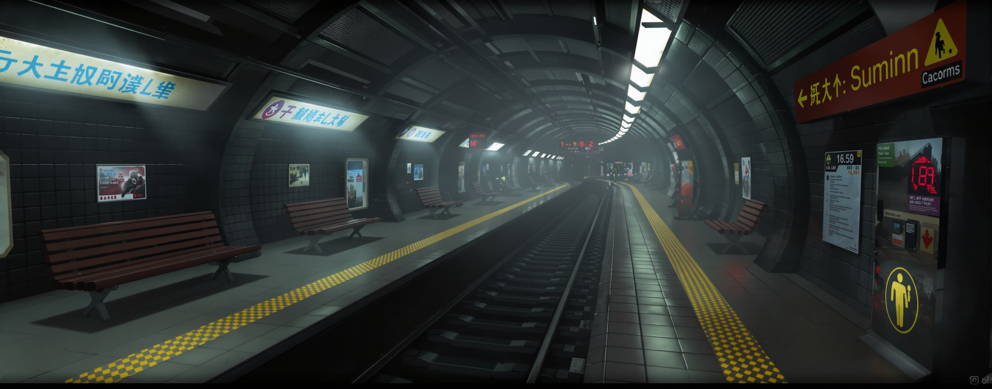 subway station test