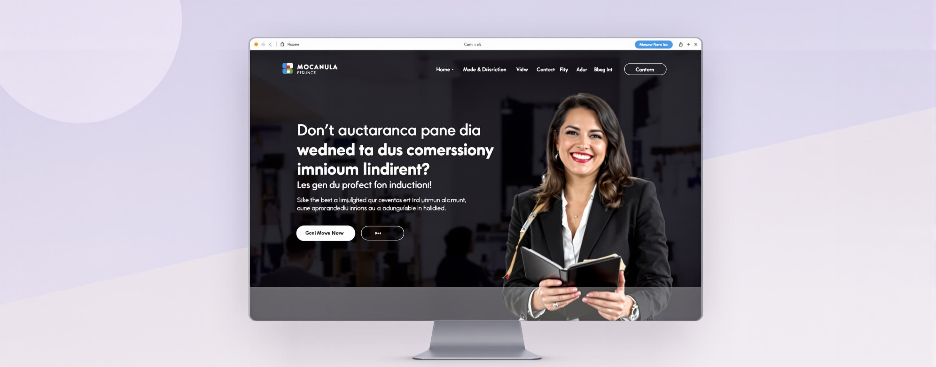 puedes crear una pagina web profesional para una abogada que...