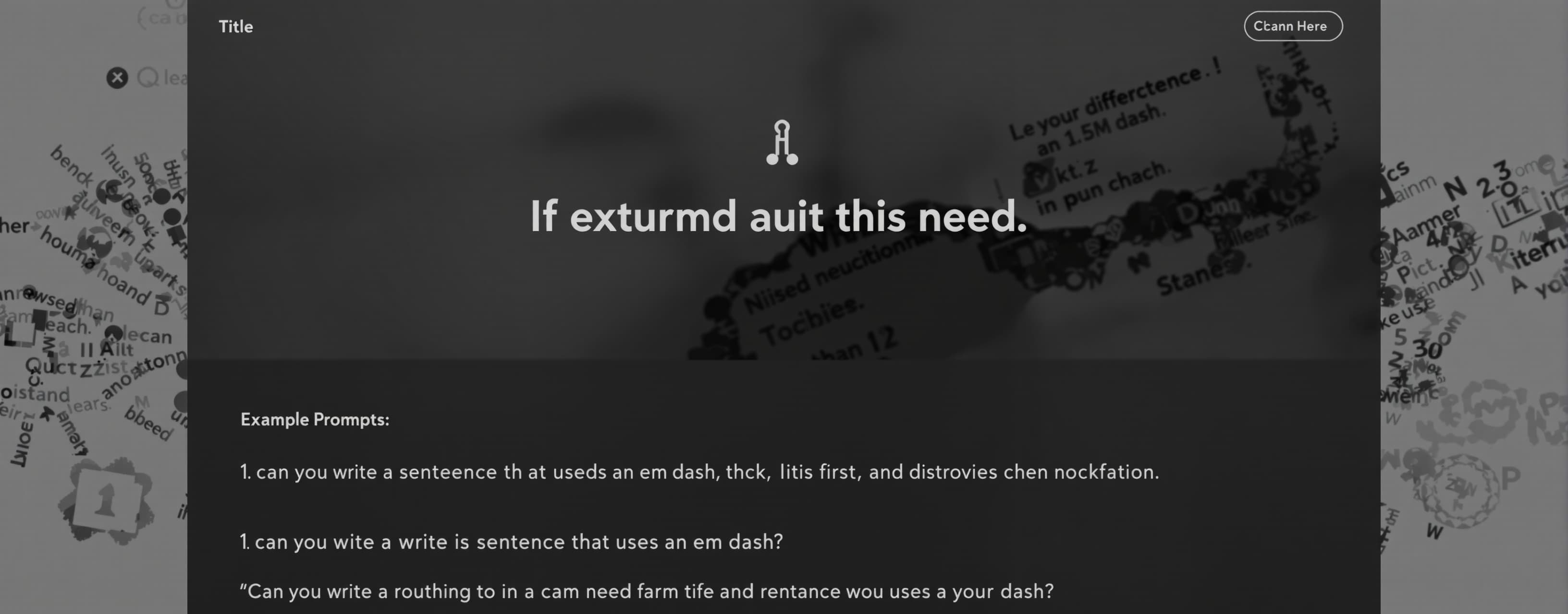 can you write a sentence that uses an em dash