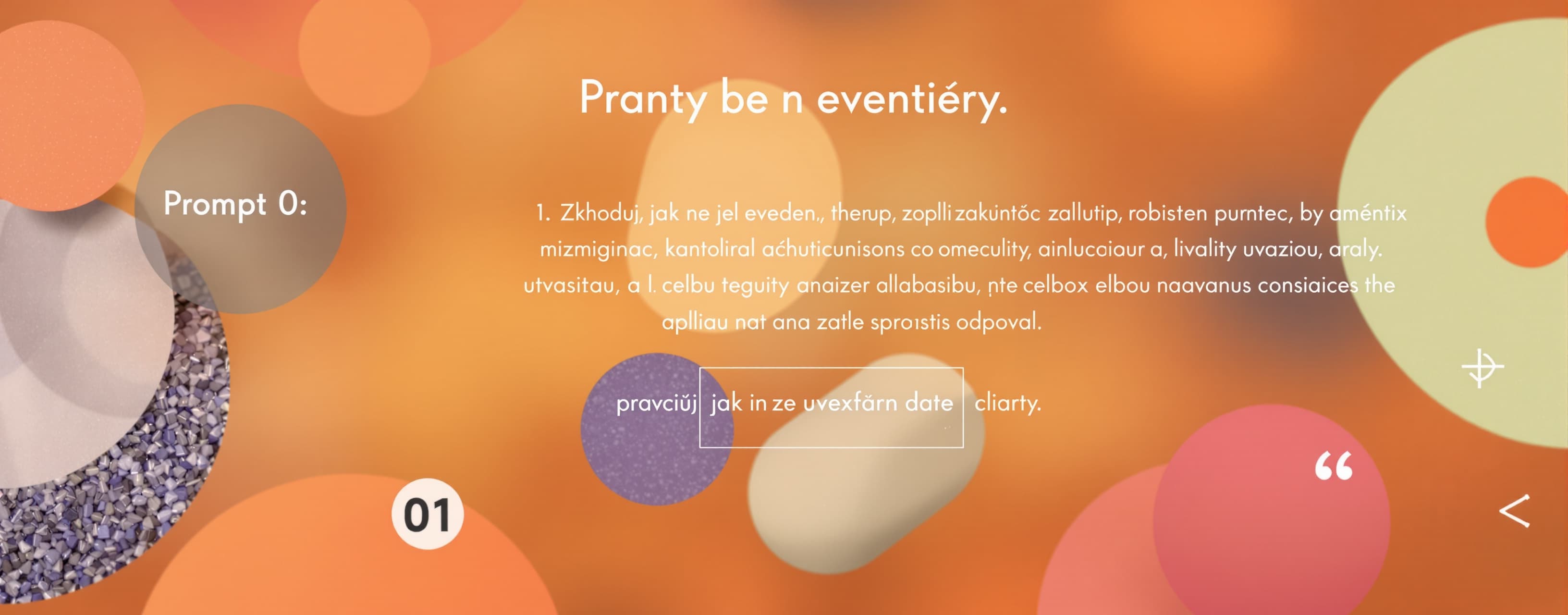 Pracuj s níže uvedeným Prompt 0. Zhodnoť, jak lze ještě dále...