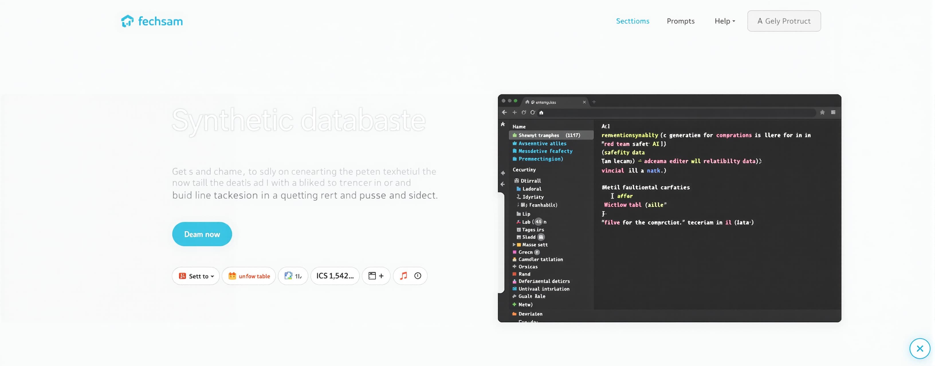 lets build a website for generating synthetic datasets!
Soun...