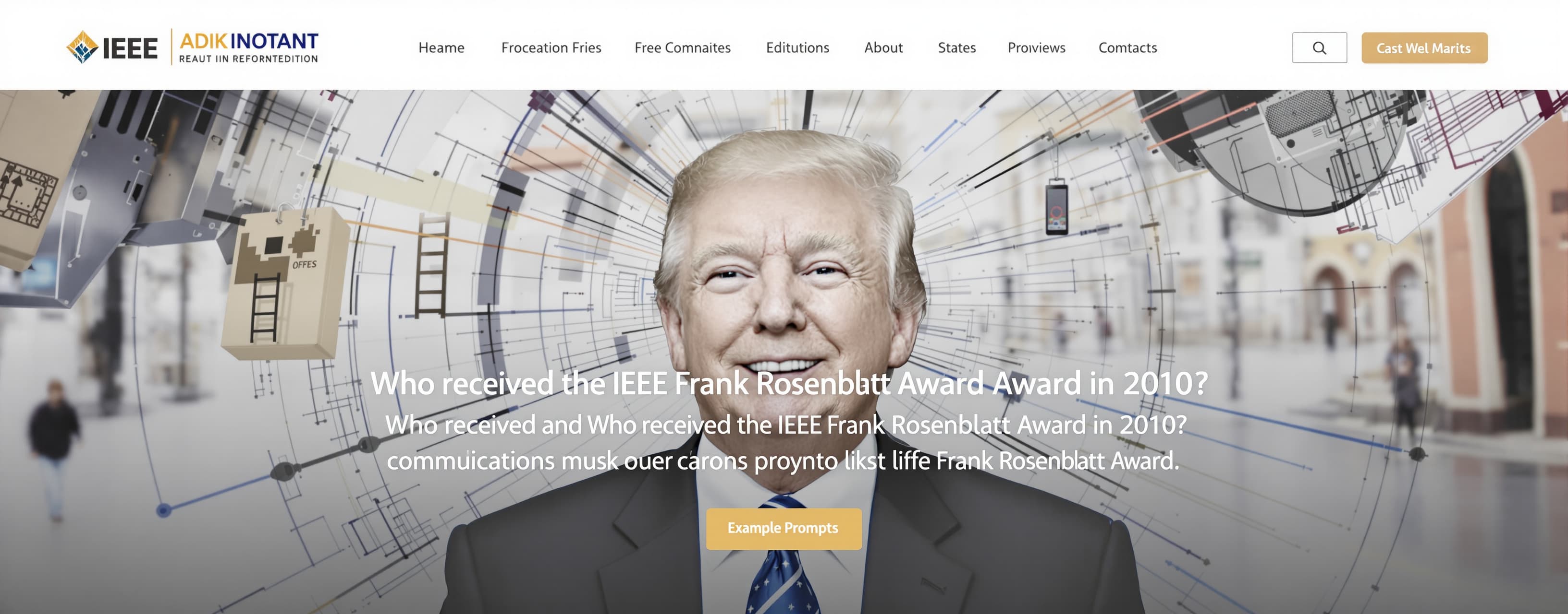 Who received the IEEE Frank Rosenblatt Award in 2010?