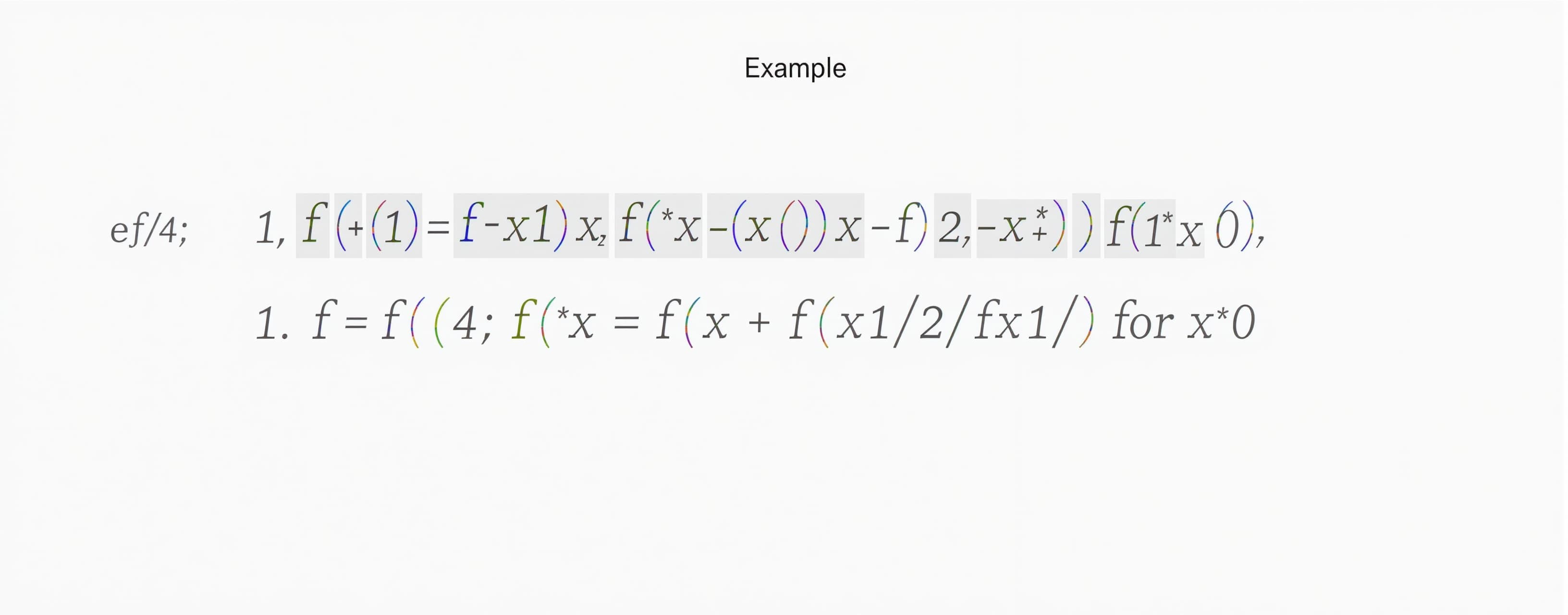 算f(4): f(x) = -x for x<0; f(x) = f(x - f(x-1))/2 for x≥0.