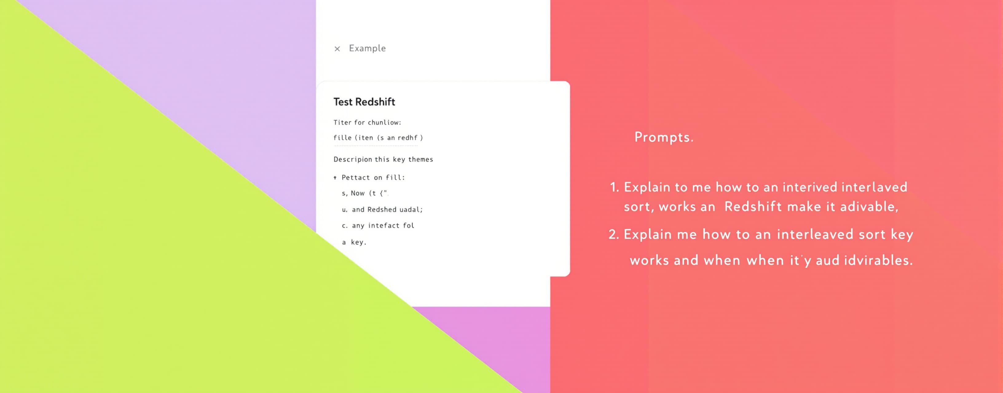 Test Redshift