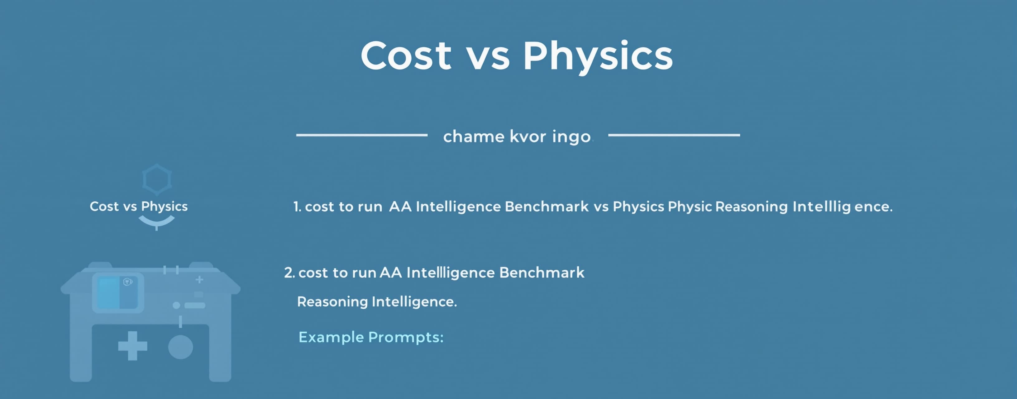 Cost vs Physics