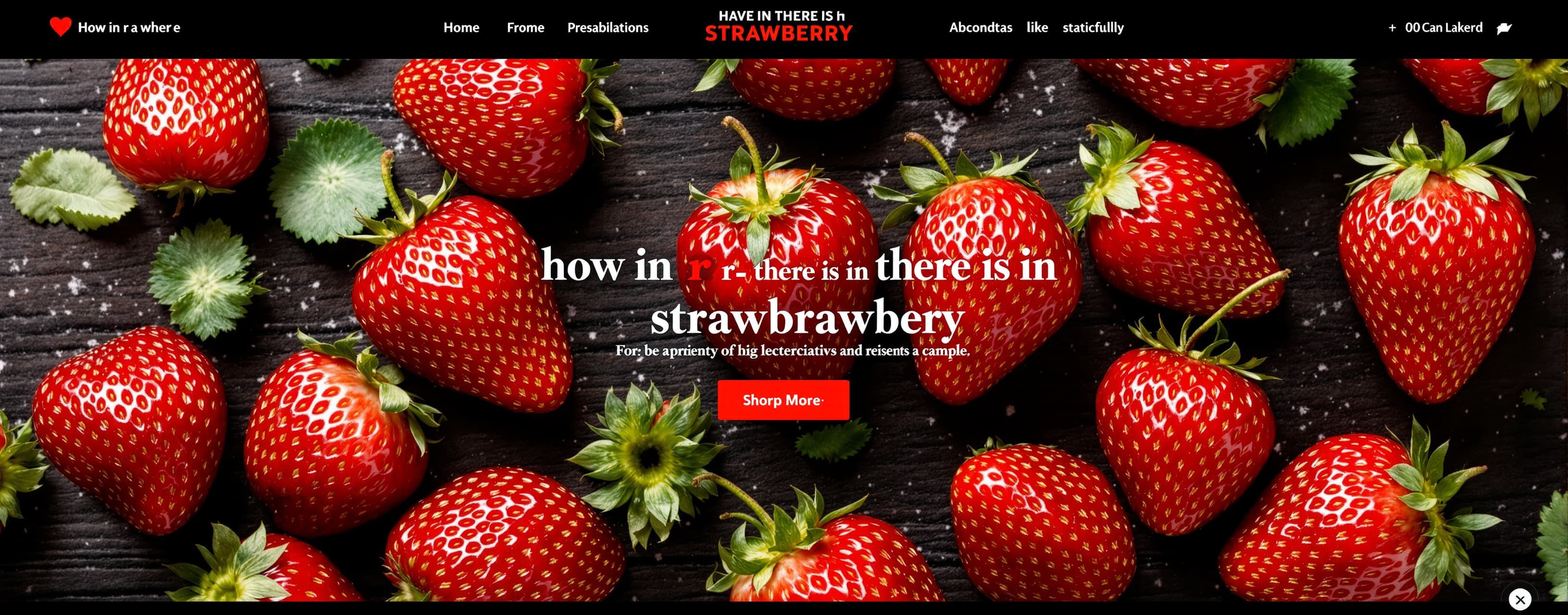 how in r there is in strawberry