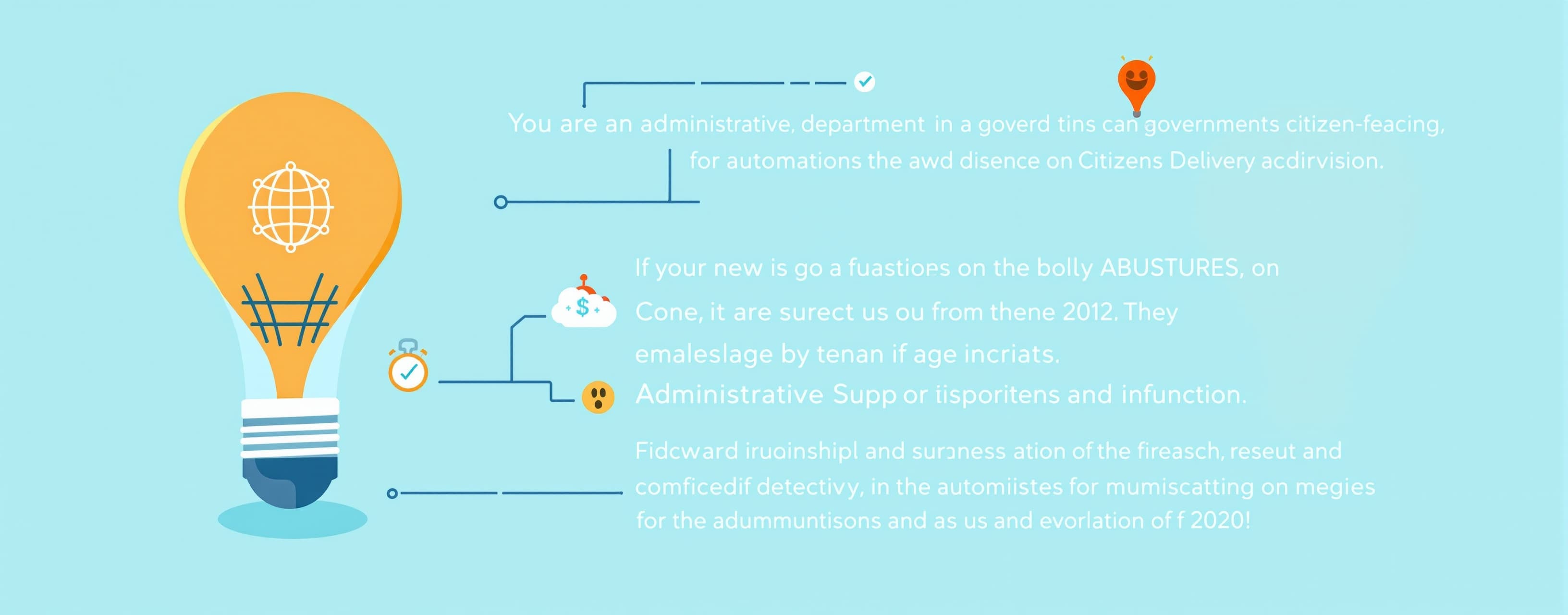 You are an administrative operations lead in a government de...