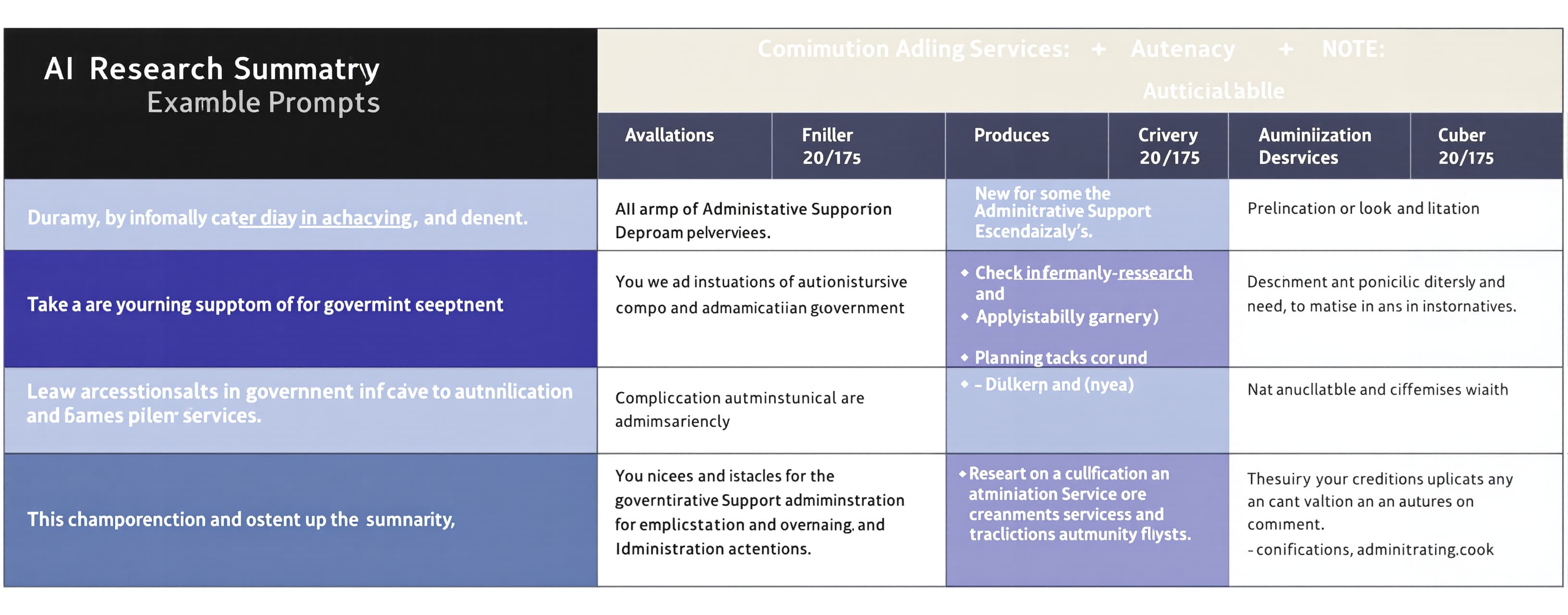 You are an administrative operations lead in a government de...