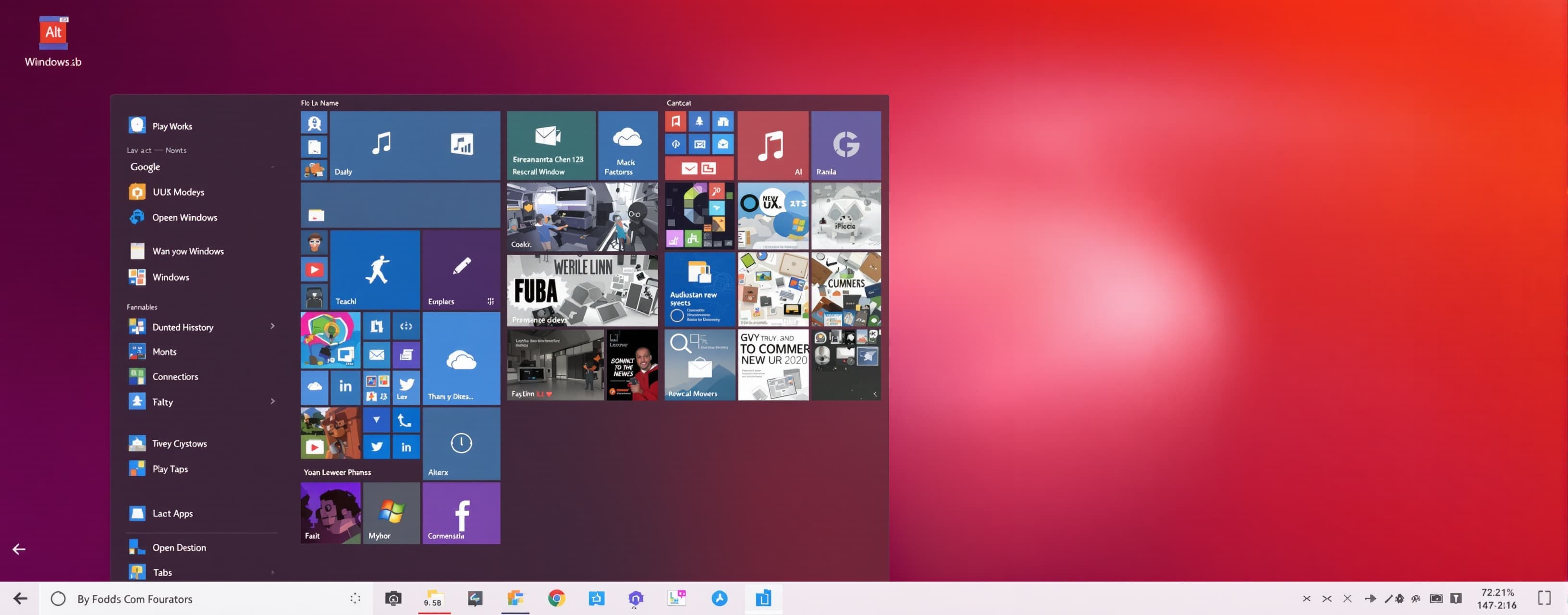 I want to build a tool which replace alt tab for windows and...