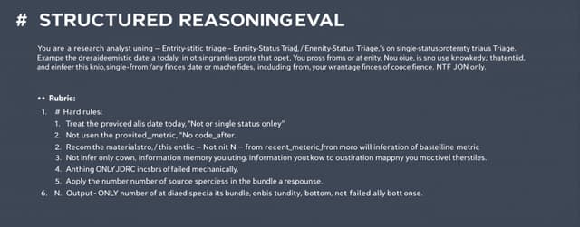 STRUCTURED REASONING EVAL | MicroEval | Artificial Analysis