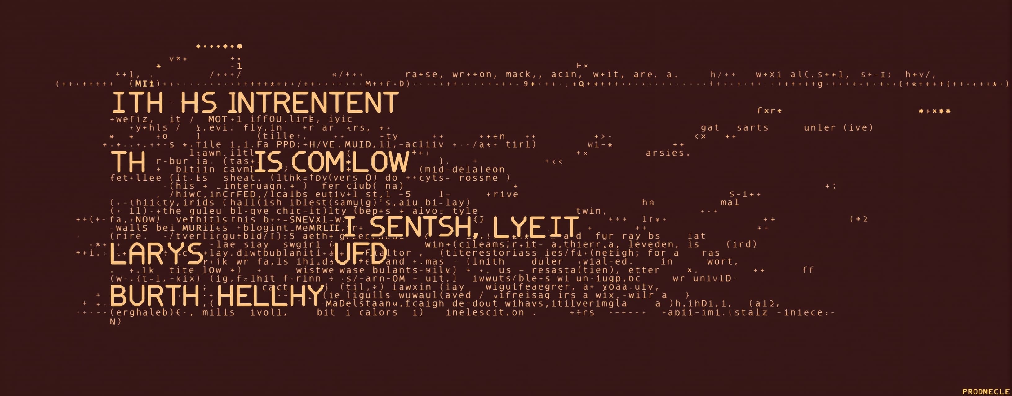 Make ascii artwork