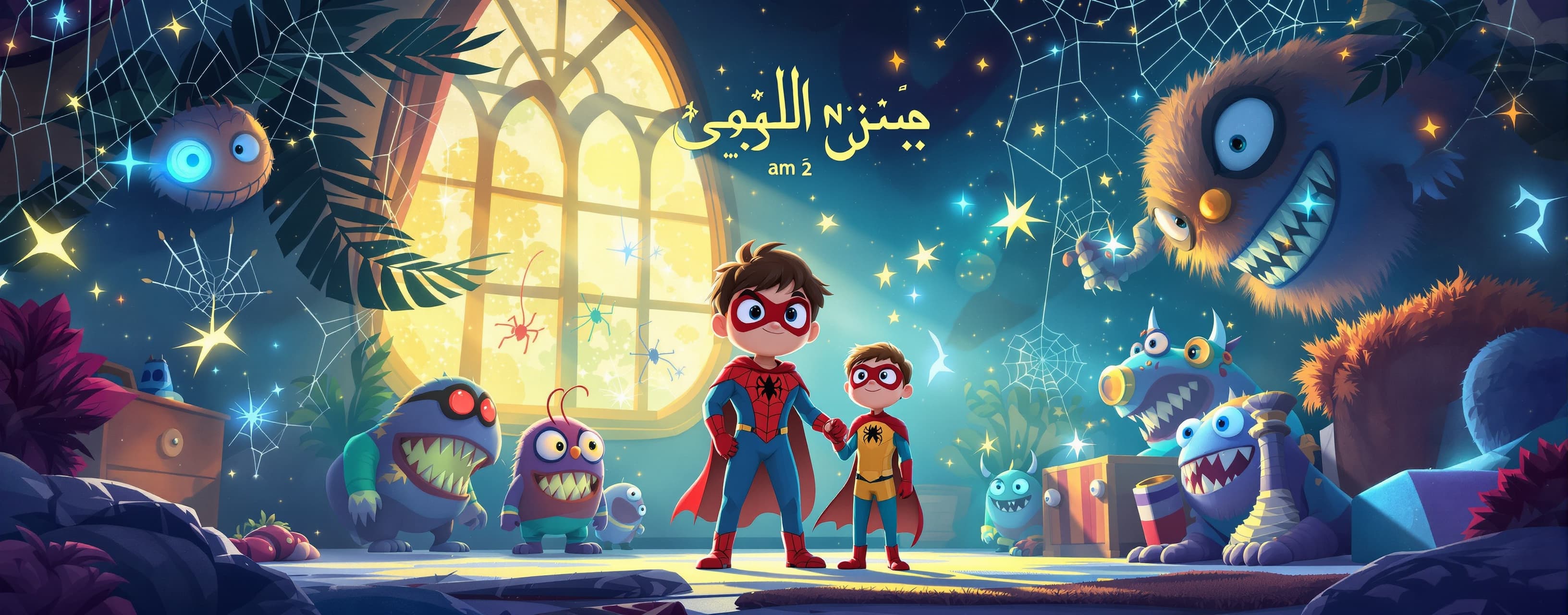Professional children's book illustration, single unified sp...