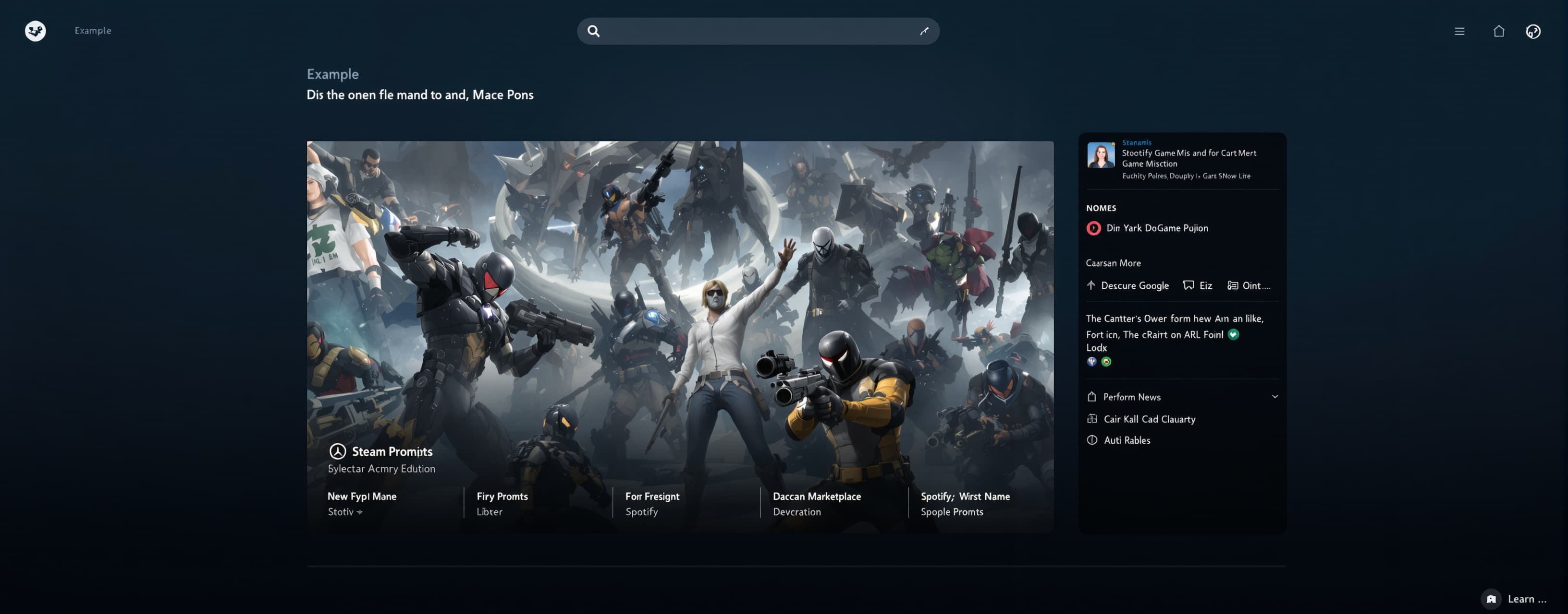 recreate steam's game marketplace and give it spotify and ap...