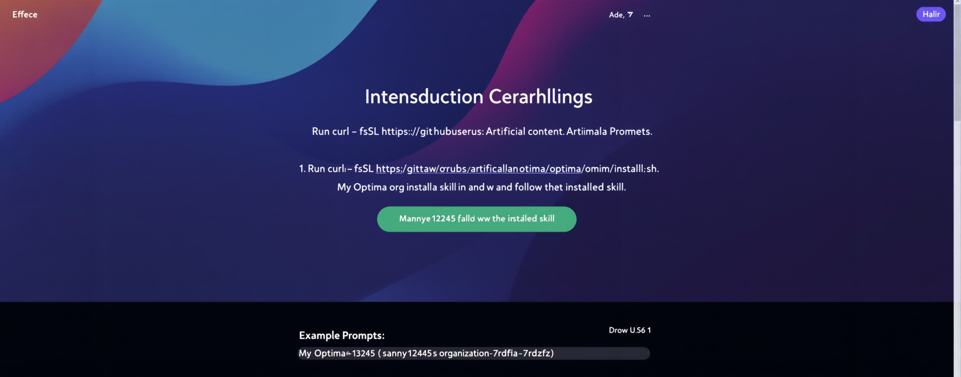 Run curl -fsSL https://raw.githubusercontent.com/ArtificialA...