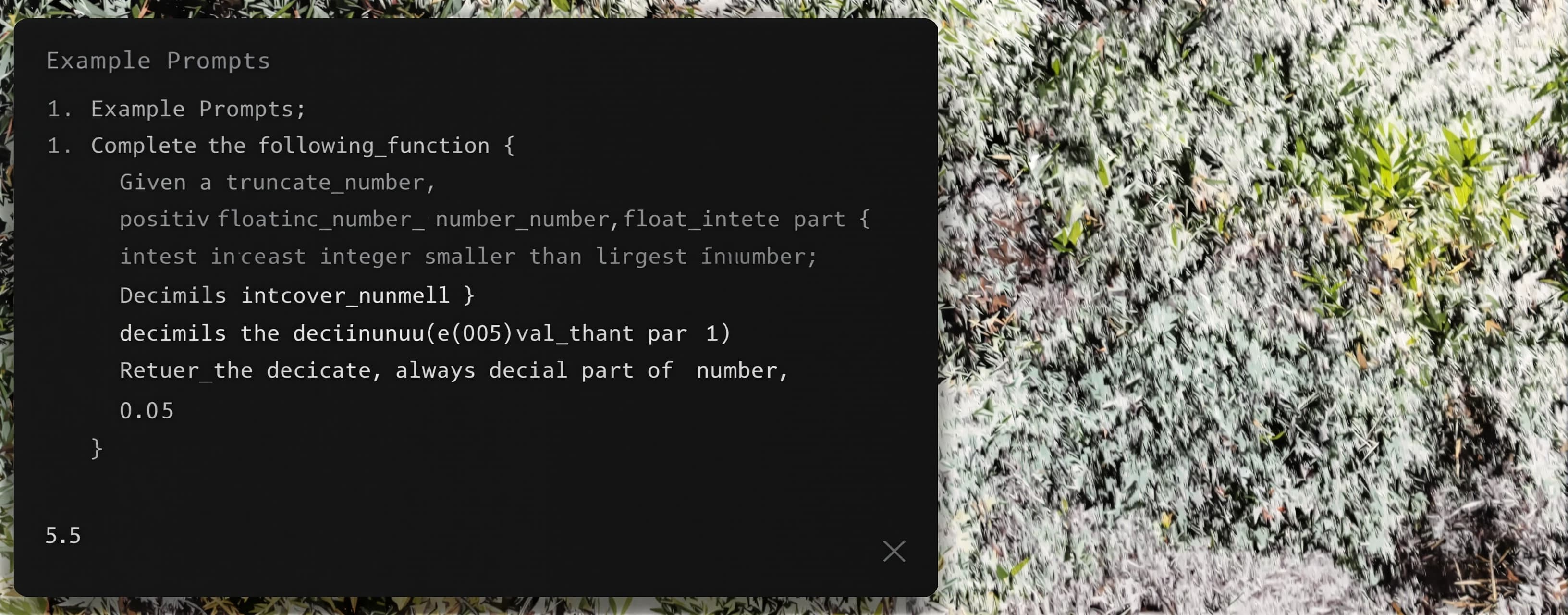 Complete the following Python function:

```python
def trunc...