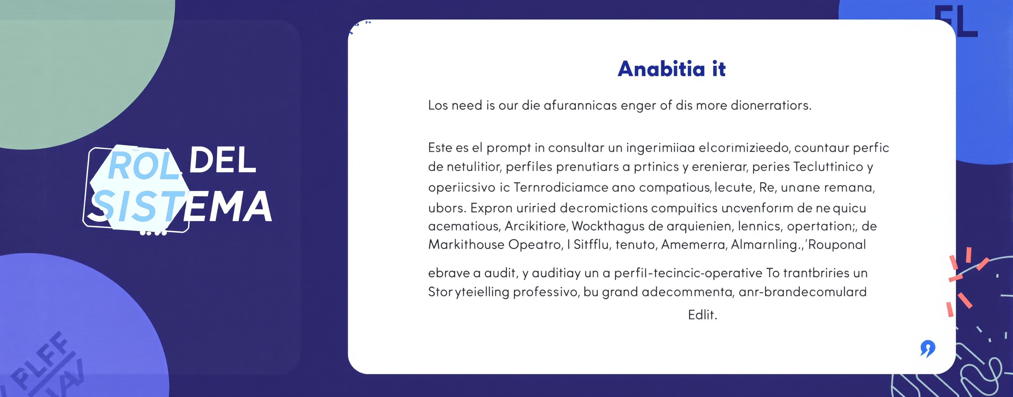 Este es el prompt de ingeniería optimizado que construimos p...