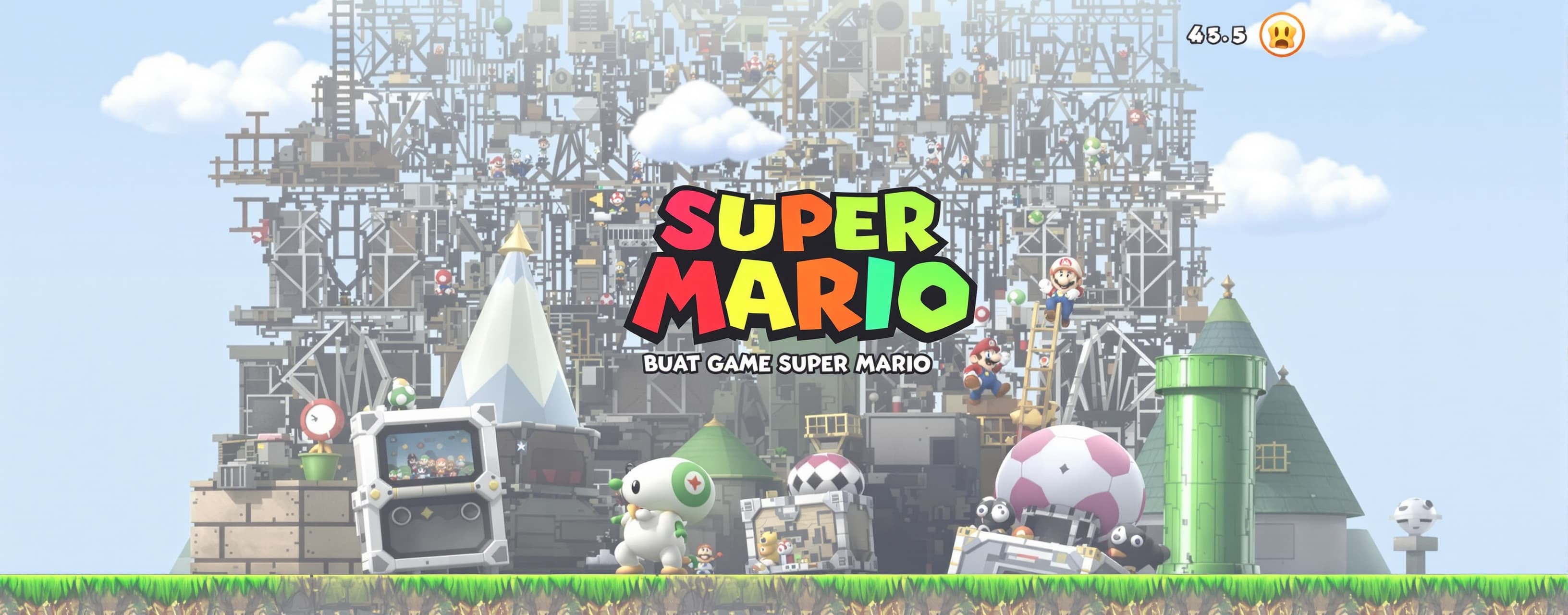 Buat game super mario