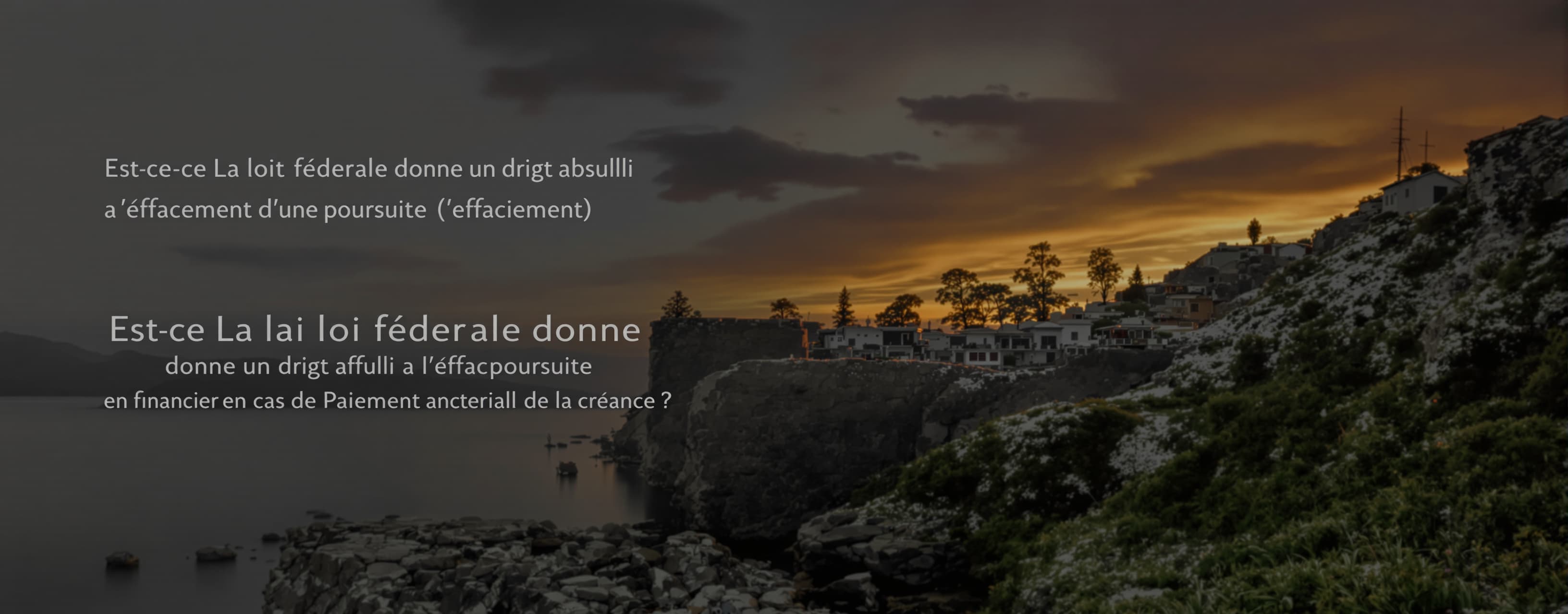 Est-ce La loi fédérale donne un droit absolu a l’effacement ...