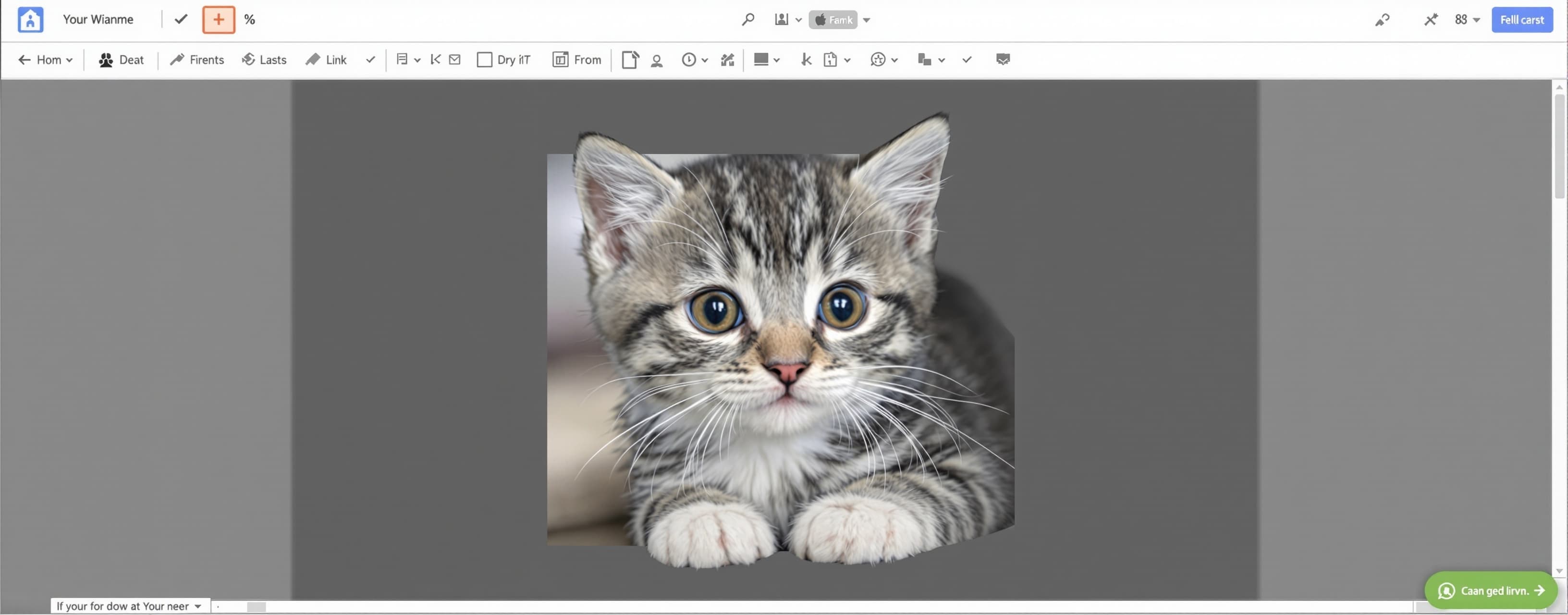 Header image for Create a detailed SVG image of a cute kitten.