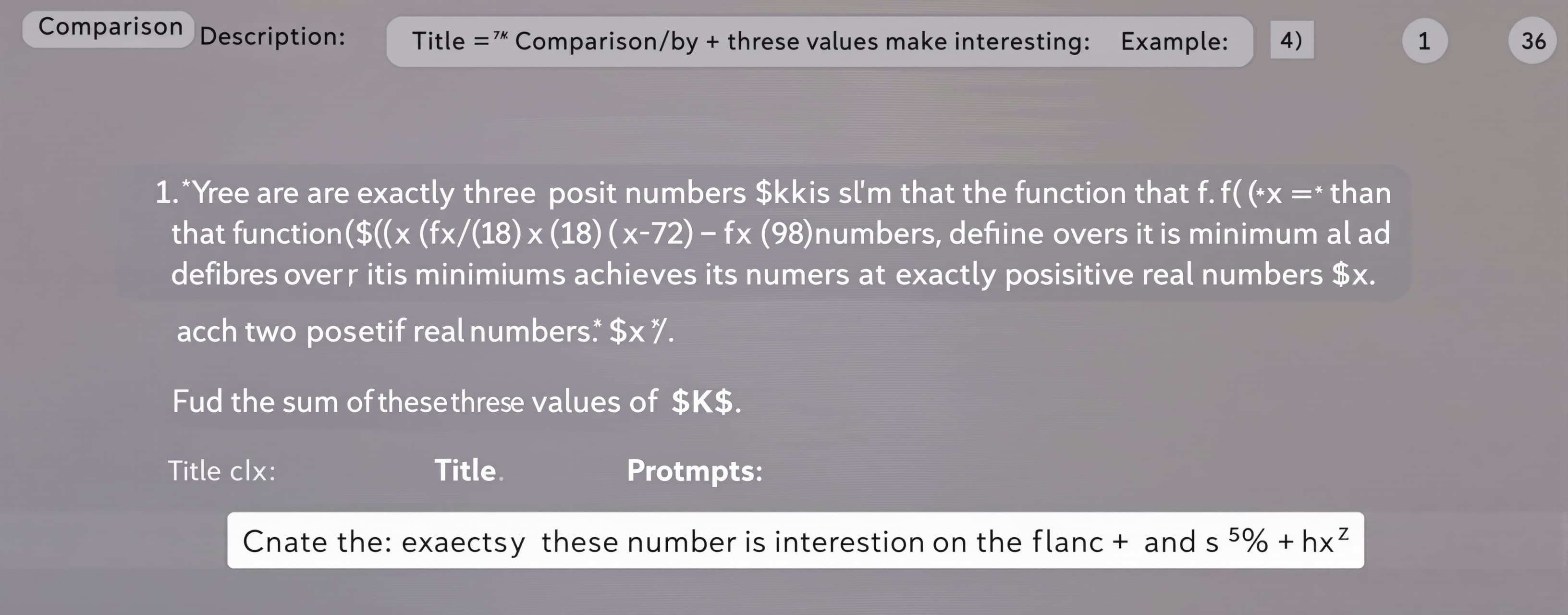 Comparison
