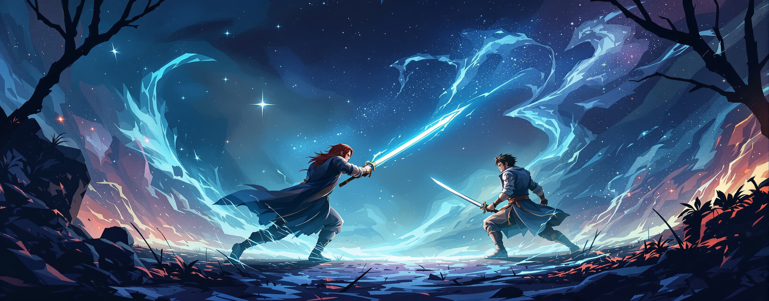 write short swordfight in book writing style