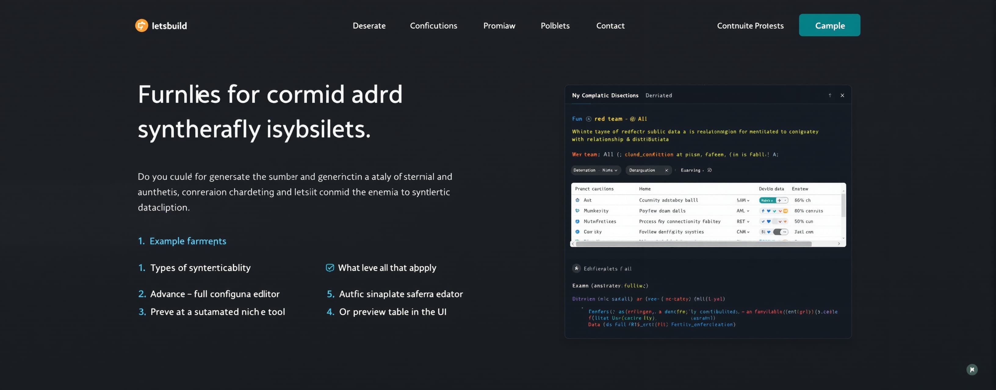 lets build a website for generating synthetic datasets!
Soun...