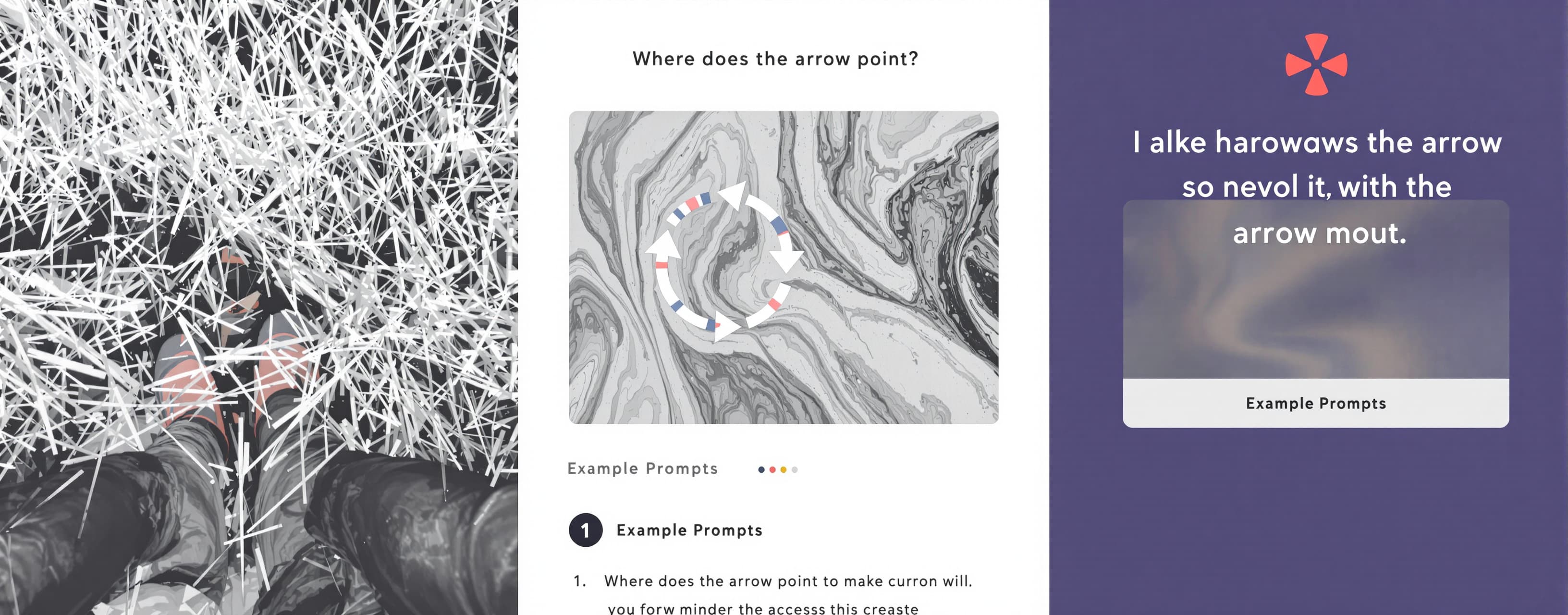 Where does the arrow point?
