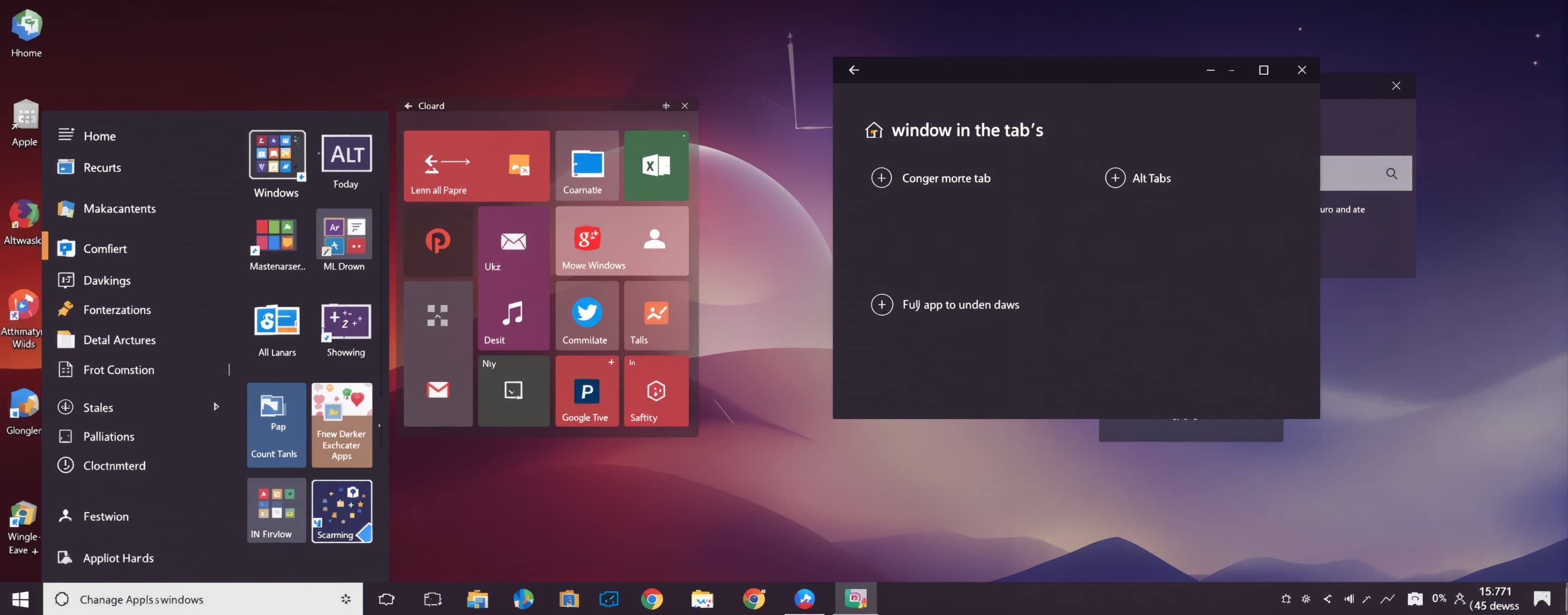 I want to build a tool which replace alt tab for windows and...
