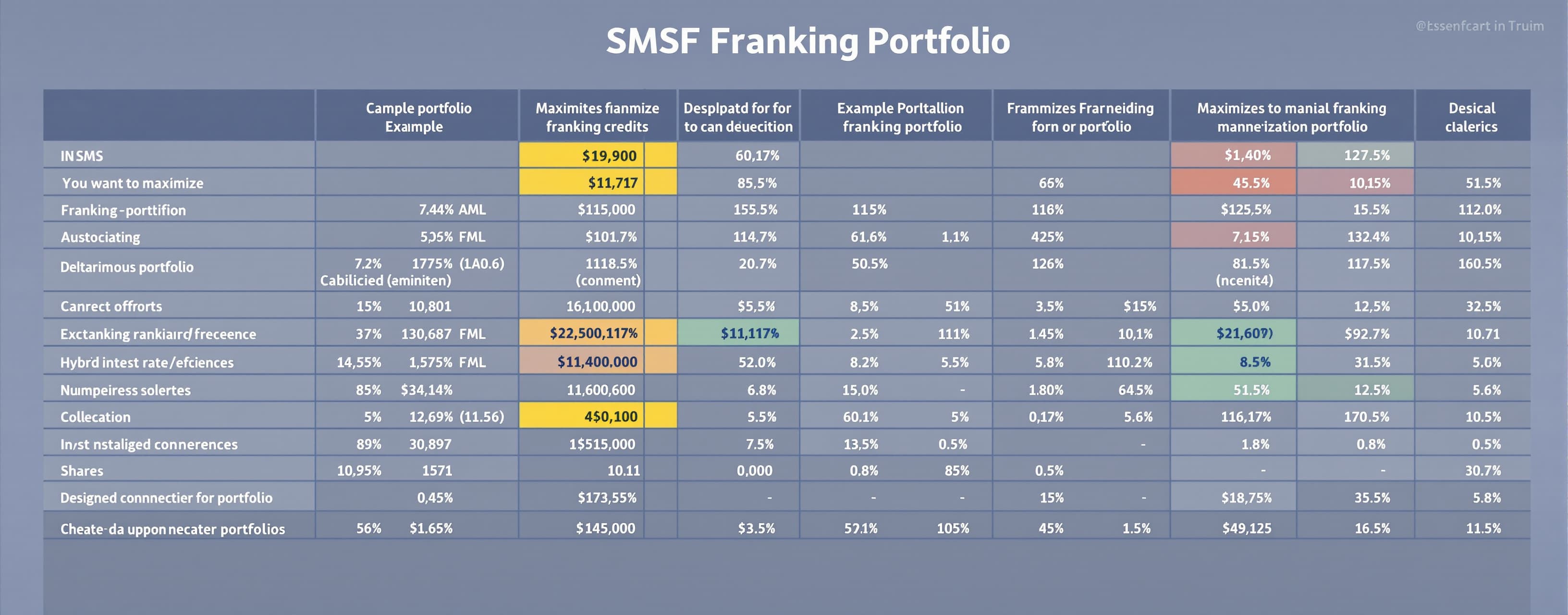 Smsf portfolio