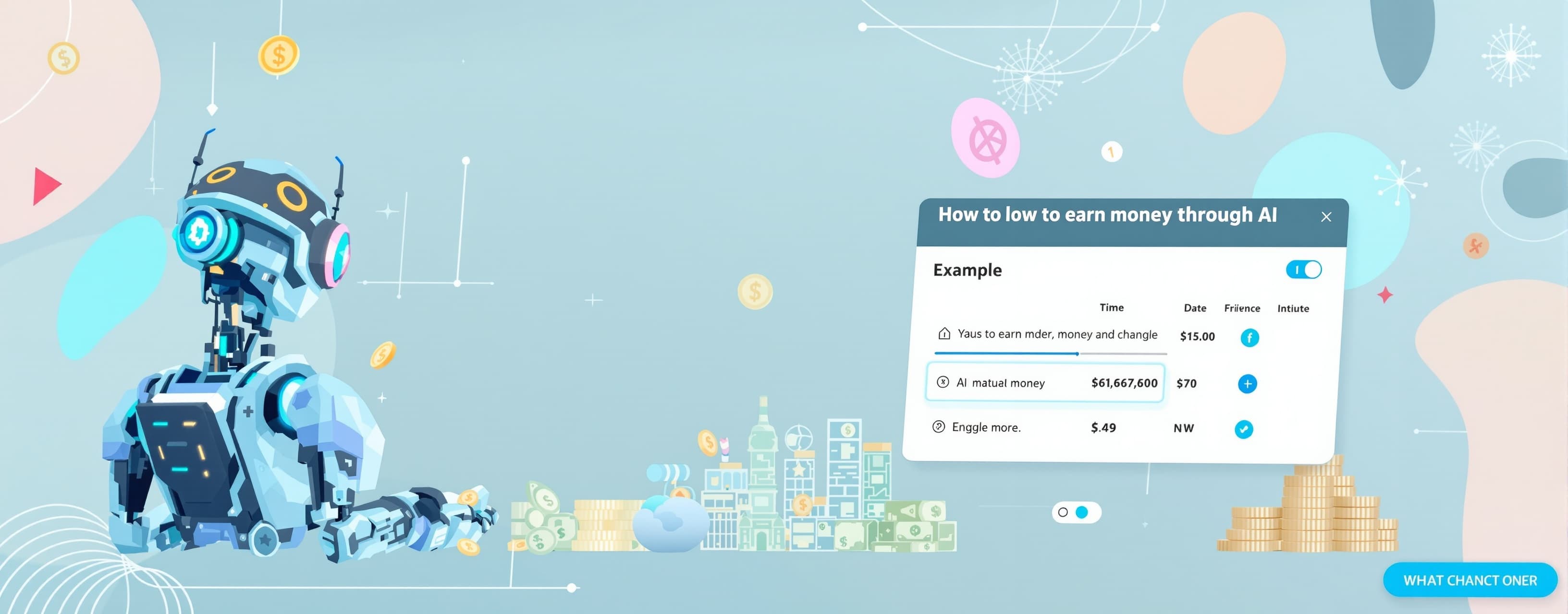 how to earn money through AI